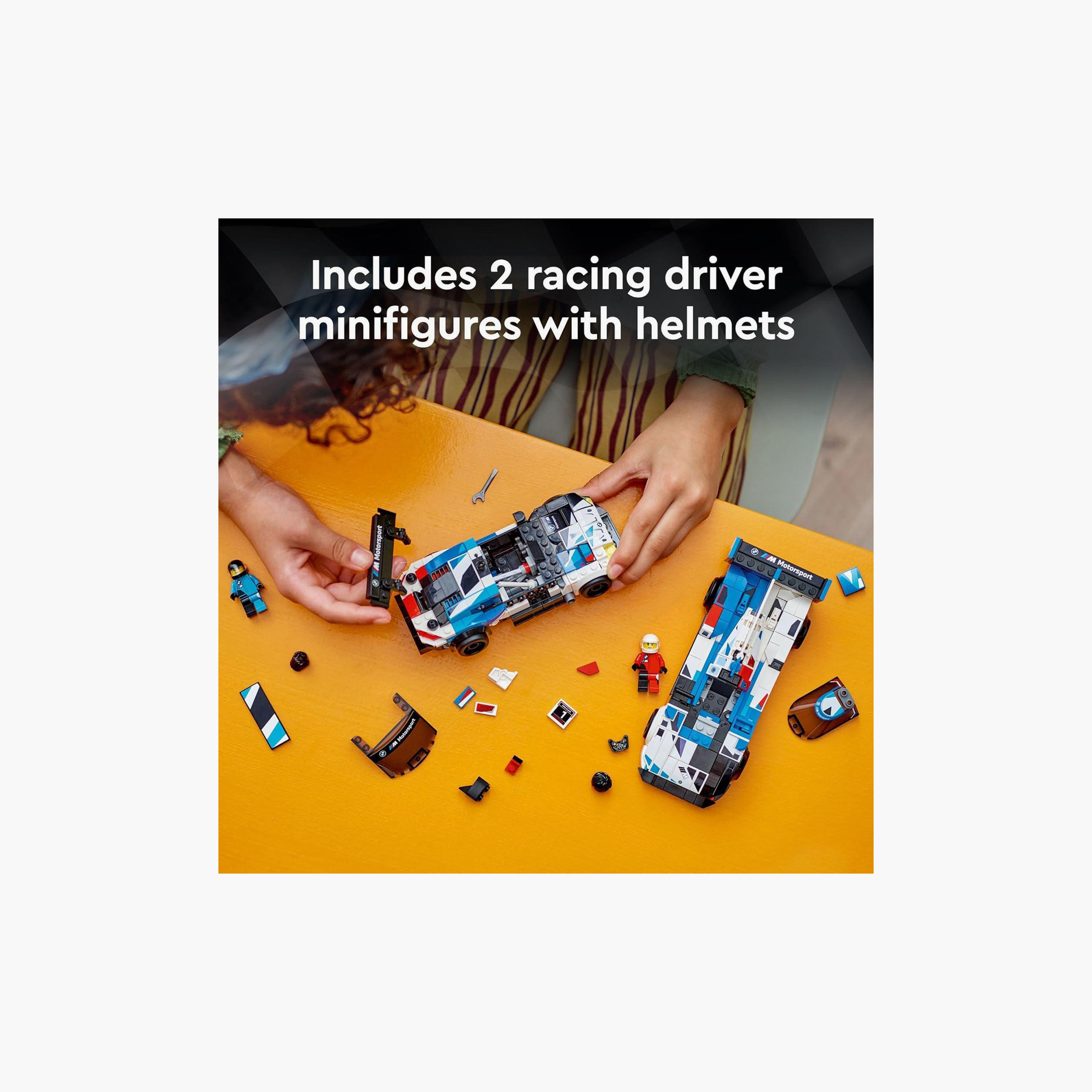 سيارتا السباق BMW M4 GT3 وBMW M Hybrid V8 (76922) من LEGO® Speed Champions-toys-buildingblocks-blocks-image-5