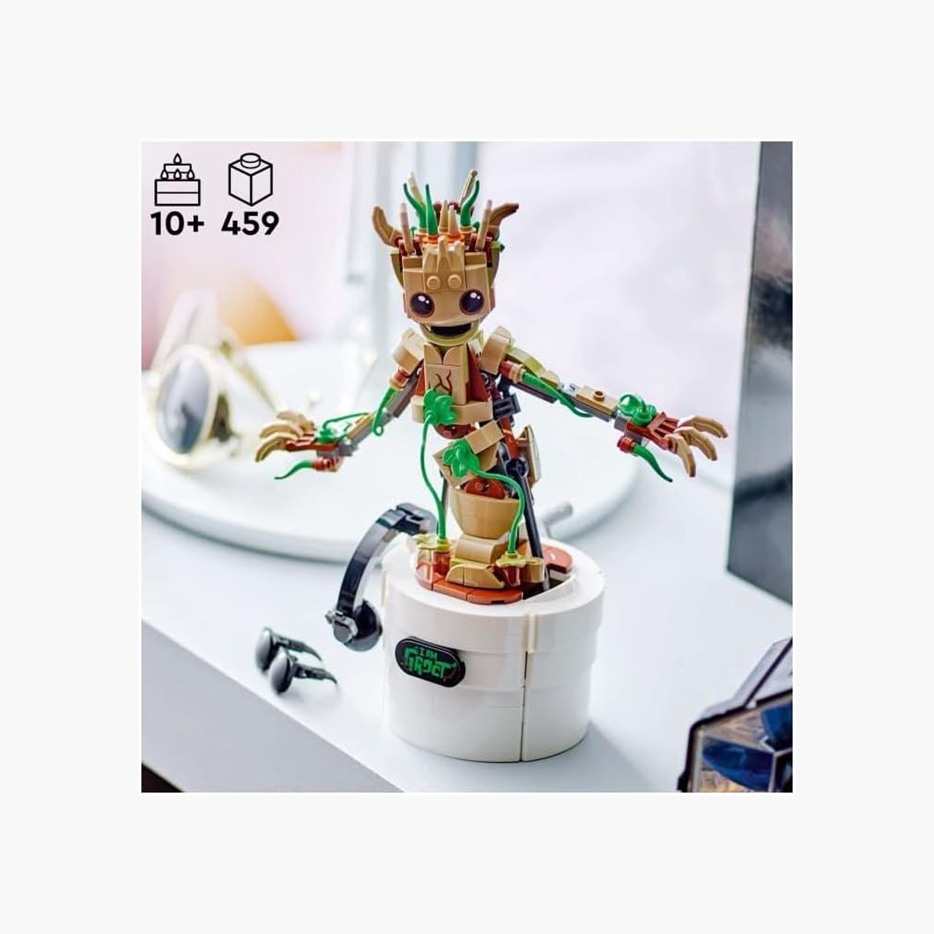 LEGO® Marvel Dancing Groot Buildable Animated Toy 76297-toys-buildingblocks-blocks-image-2