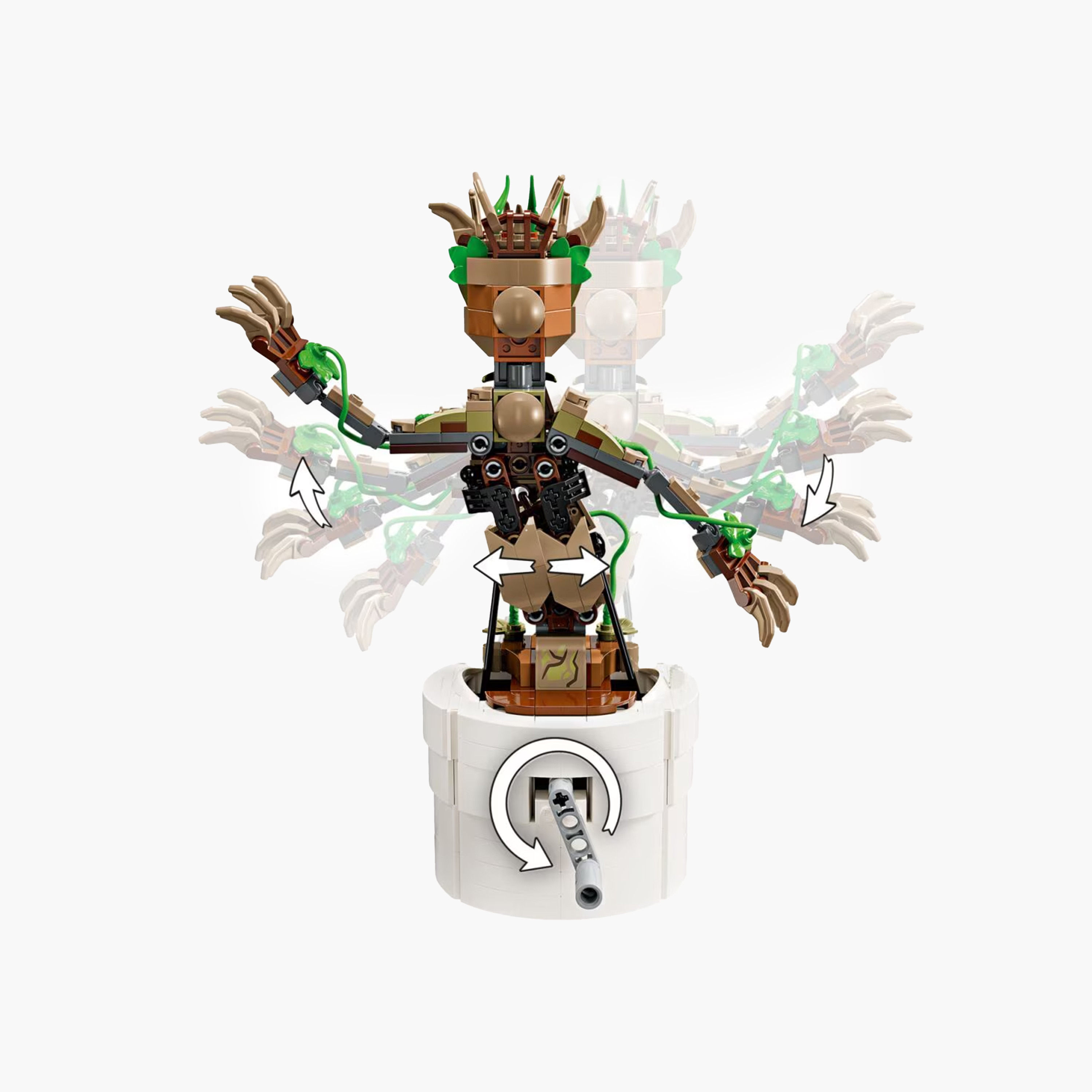 LEGO® Marvel Dancing Groot Buildable Animated Toy 76297-toys-buildingblocks-blocks-image-4