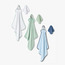 Set of 6 Juniors Baby Towel and Wash Cloth Set with Hood-baby-bathandcare-towels-image-1