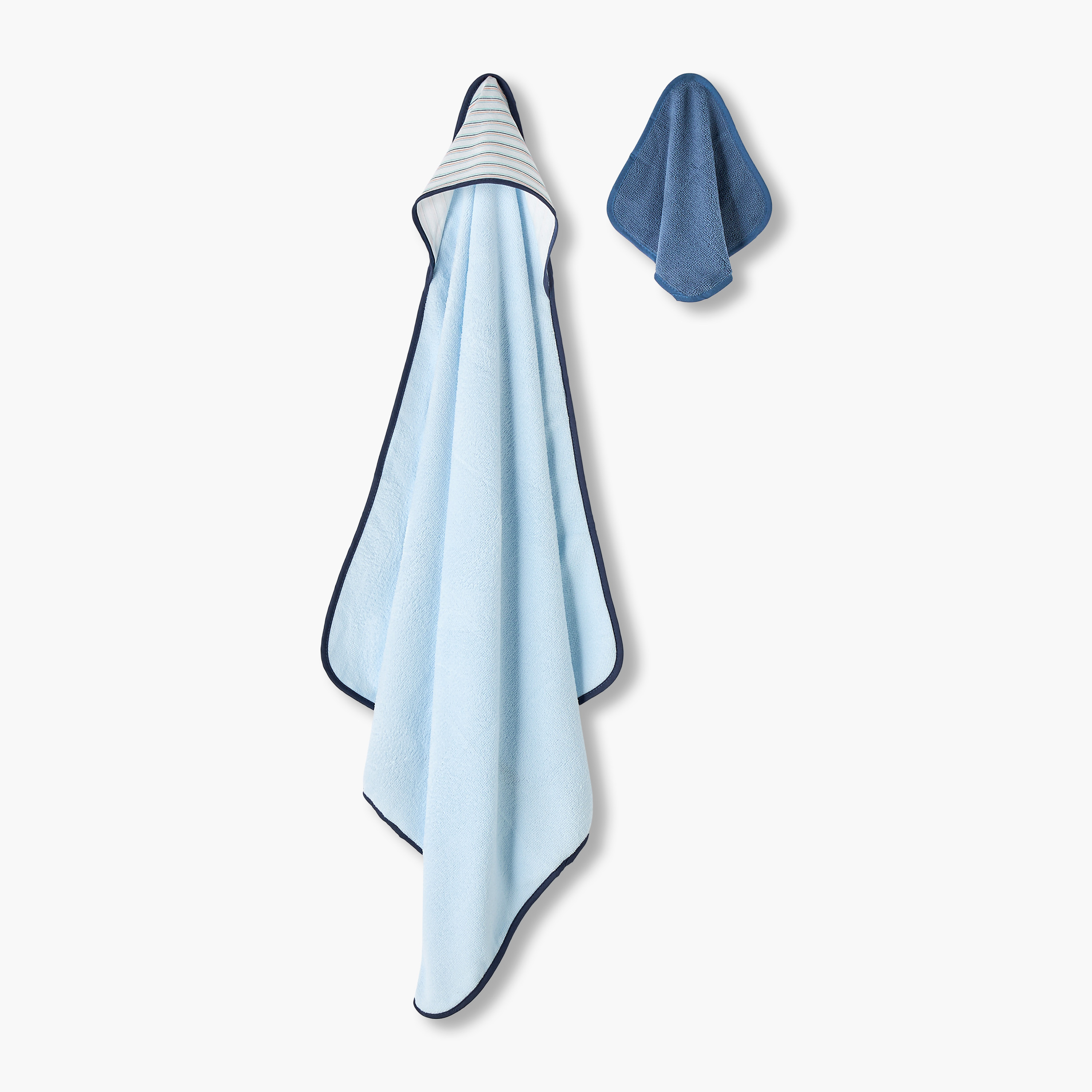 Set of 6 Juniors Baby Towel and Wash Cloth Set with Hood-baby-bathandcare-towels-image-2