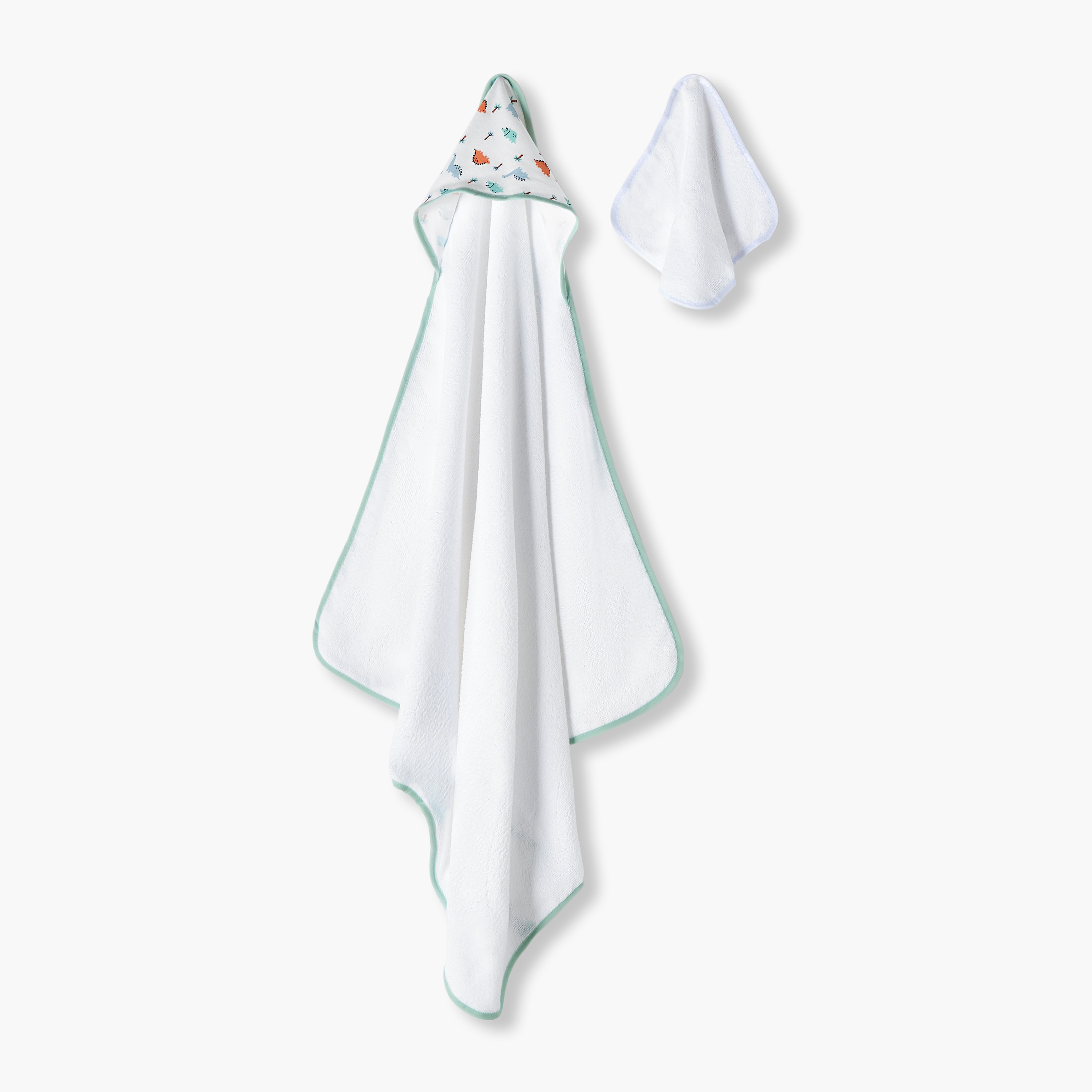 طقم مناشف أطفال بقبعة من جونيورز - طقم 6 قطع-baby-bathandcare-towels-image-4
