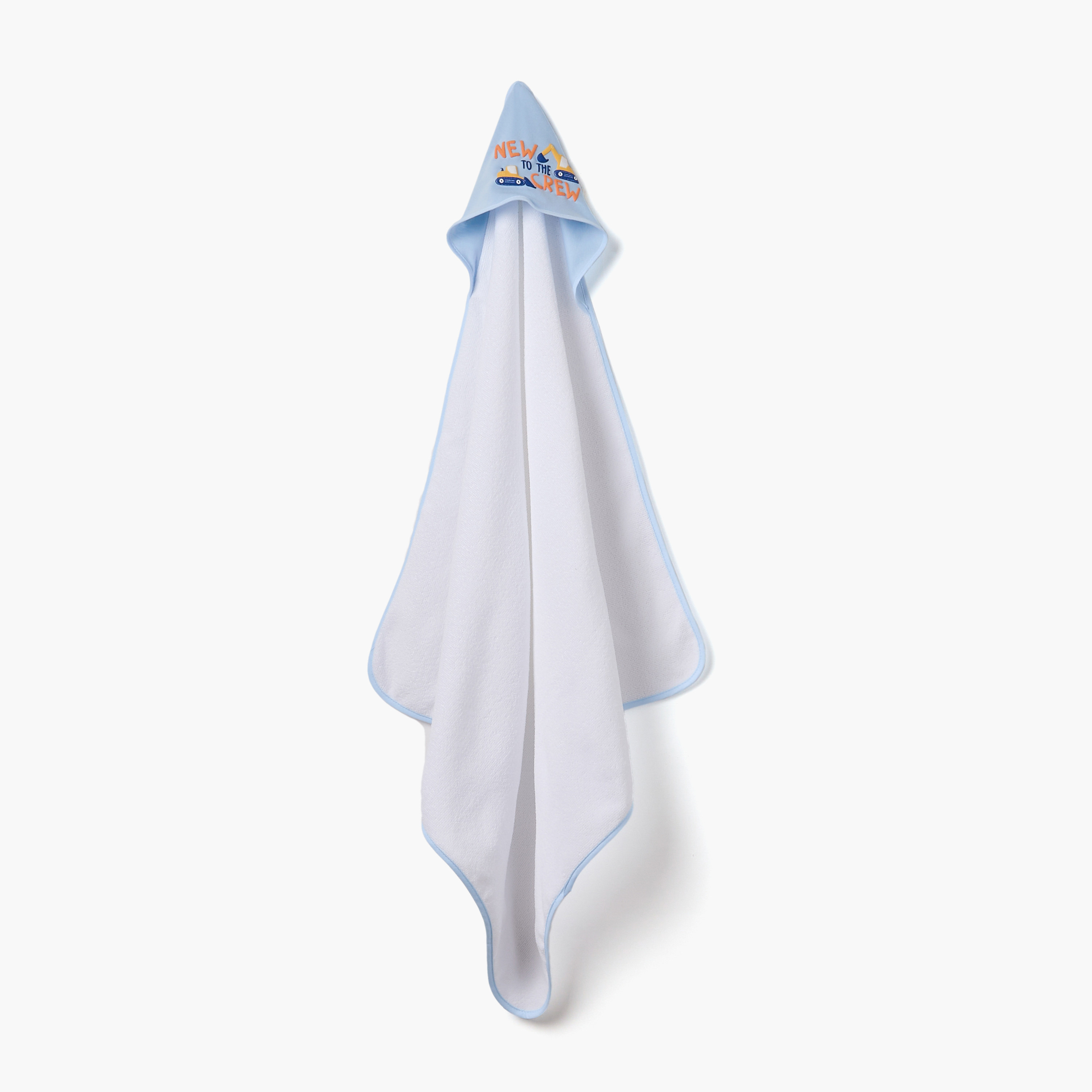 طقم مناشف بقبعة ومنشفة وجه بطبعات 3 قطع من جونيورز-baby-bathandcare-towels-image-3
