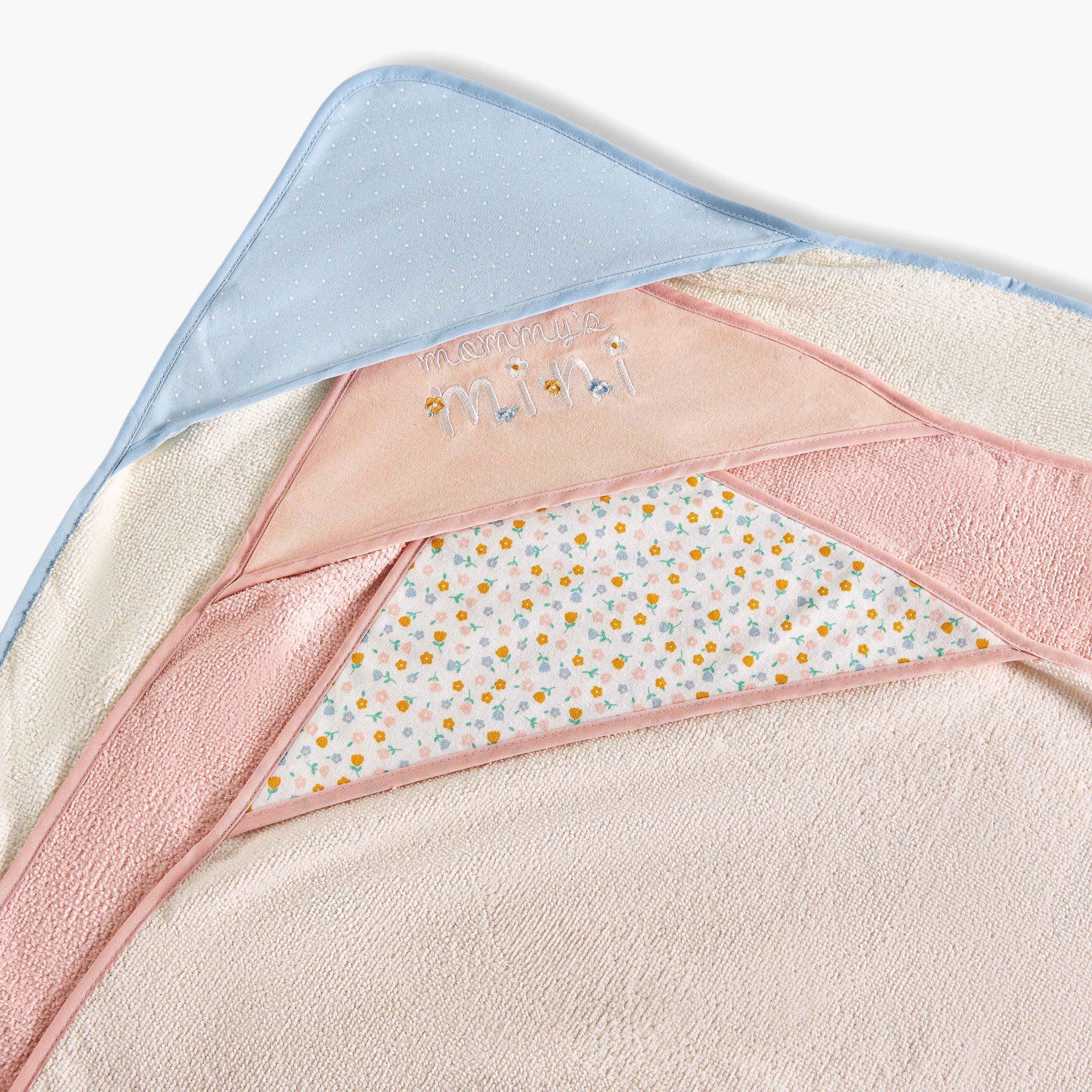 Set of 6 Juniors 76x76 cm Baby Towel with Assorted Print-baby-bathandcare-towels-image-10