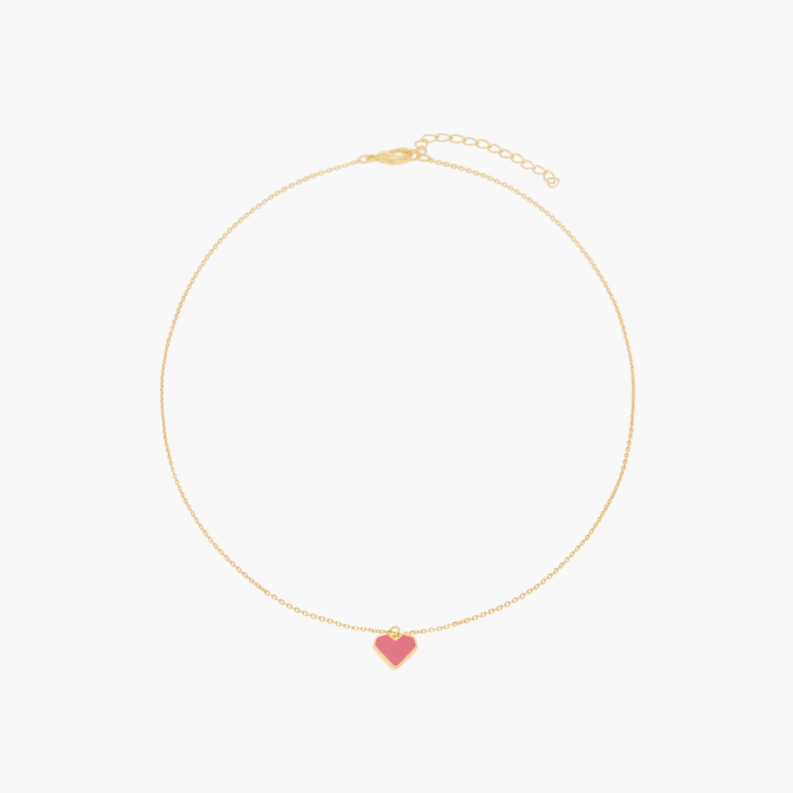 Charmz Heart Embellished Pendant Necklace and Earrings Set-girls-accessories-jewellery-image-2