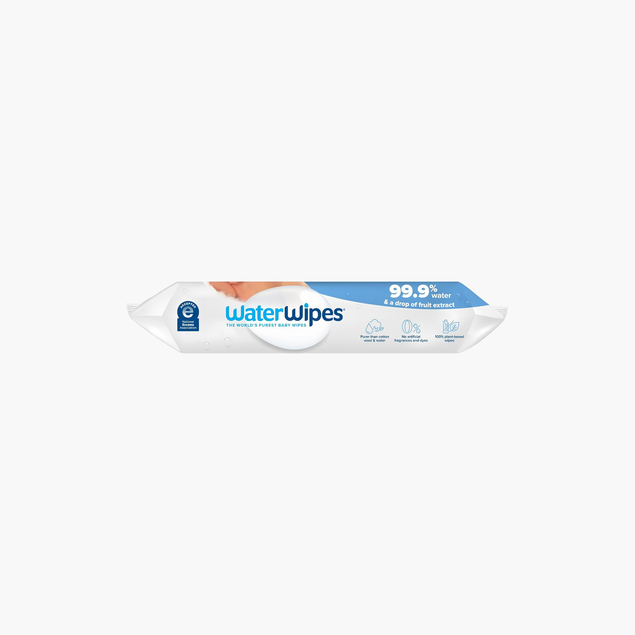 WaterWipes Fruit Extract Baby Wipes - Pack of 12, 60 Sheets-baby-bathandcare-wipes-image-3