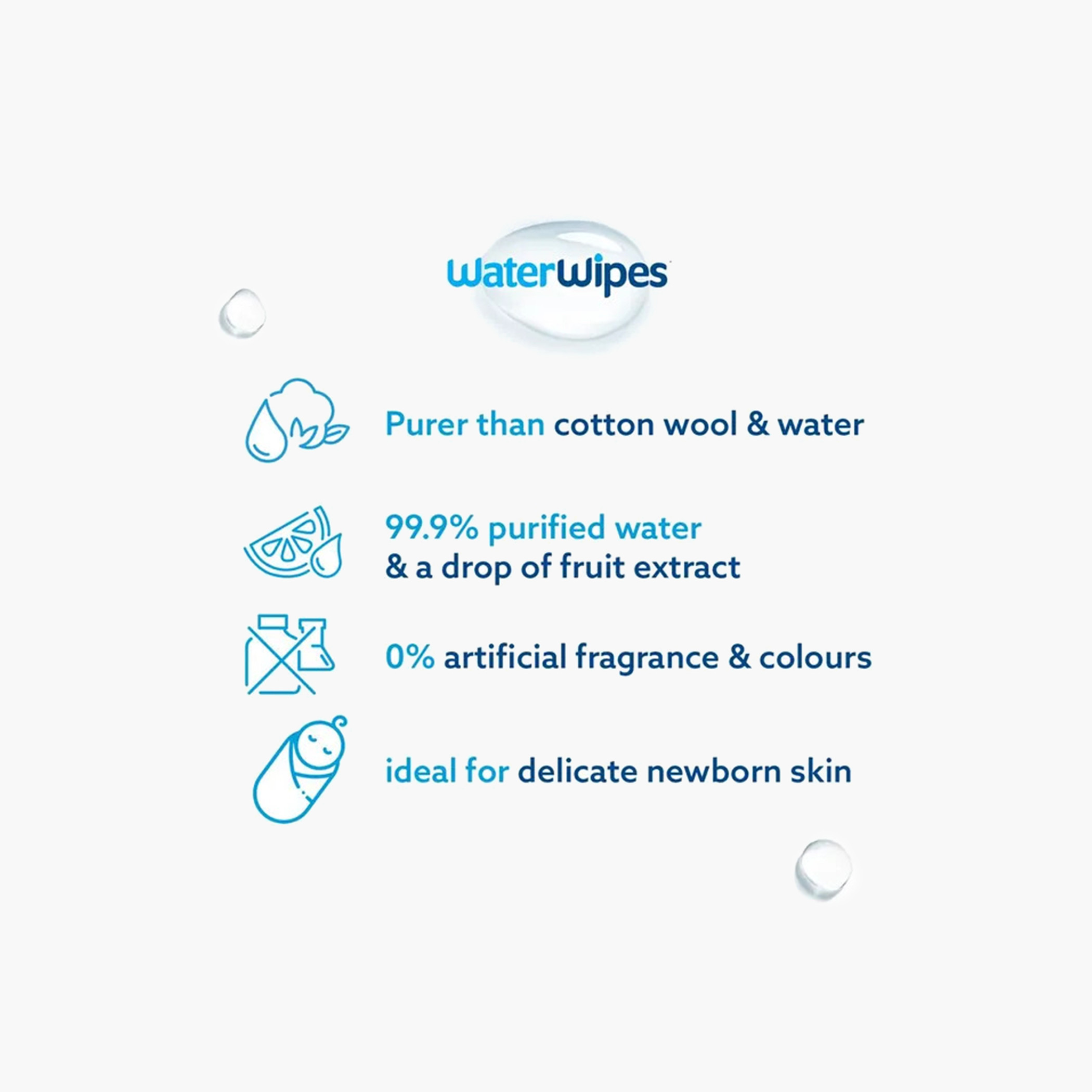 WaterWipes 60-Piece Fruit Extract Baby Wipes - Set of 4-baby-diapering-babywipes-image-7