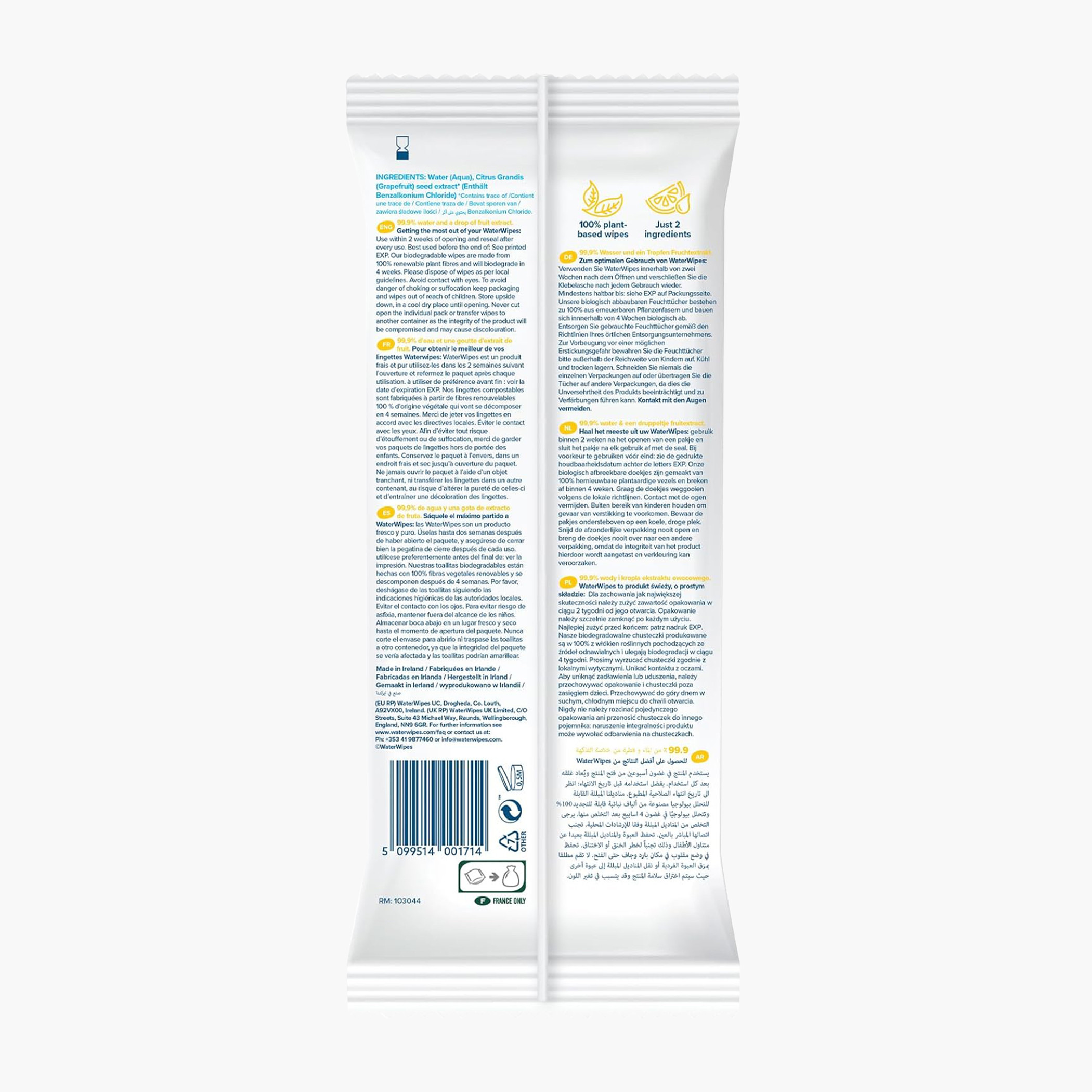 WaterWipes XL Bathing Wipes - 16 Sheets-baby-diapering-babywipes-image-2
