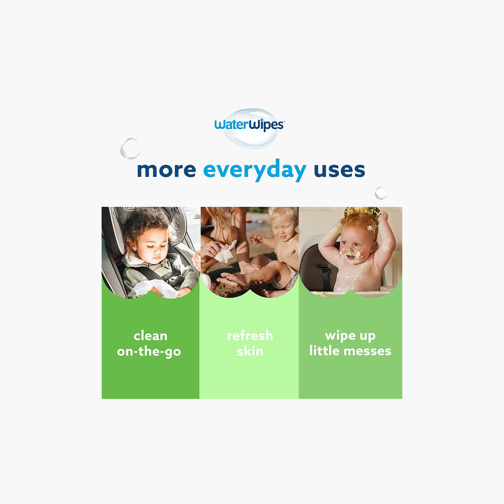 WaterWipes Soapberry Extract Wipes - Pack of 12, 60 Sheets-baby-diapering-babywipes-image-6