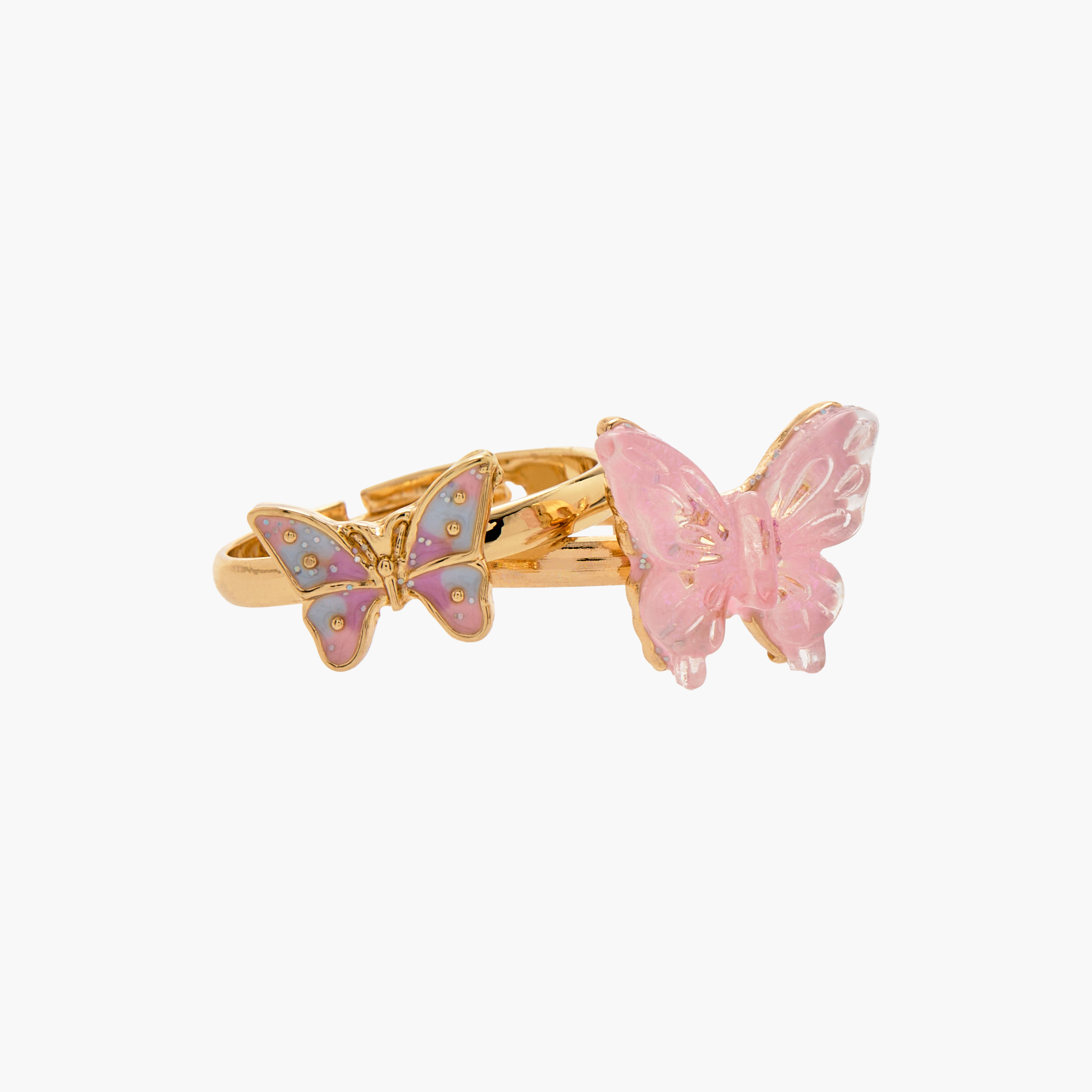 Charmz Butterfly Embellished Adjustable Ring - Set of 6-girls-accessories-jewellery-image-4