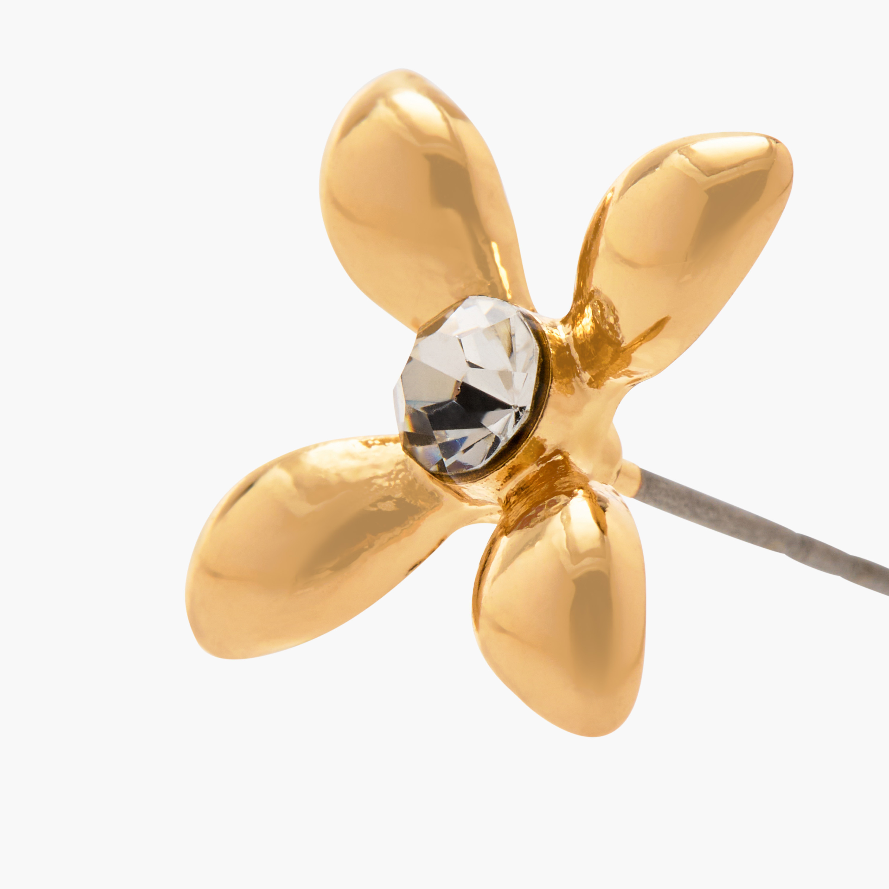 Charmz Floral Shaped Embellished Earrings with Pushback Closure-girls-accessories-jewellery-image-3