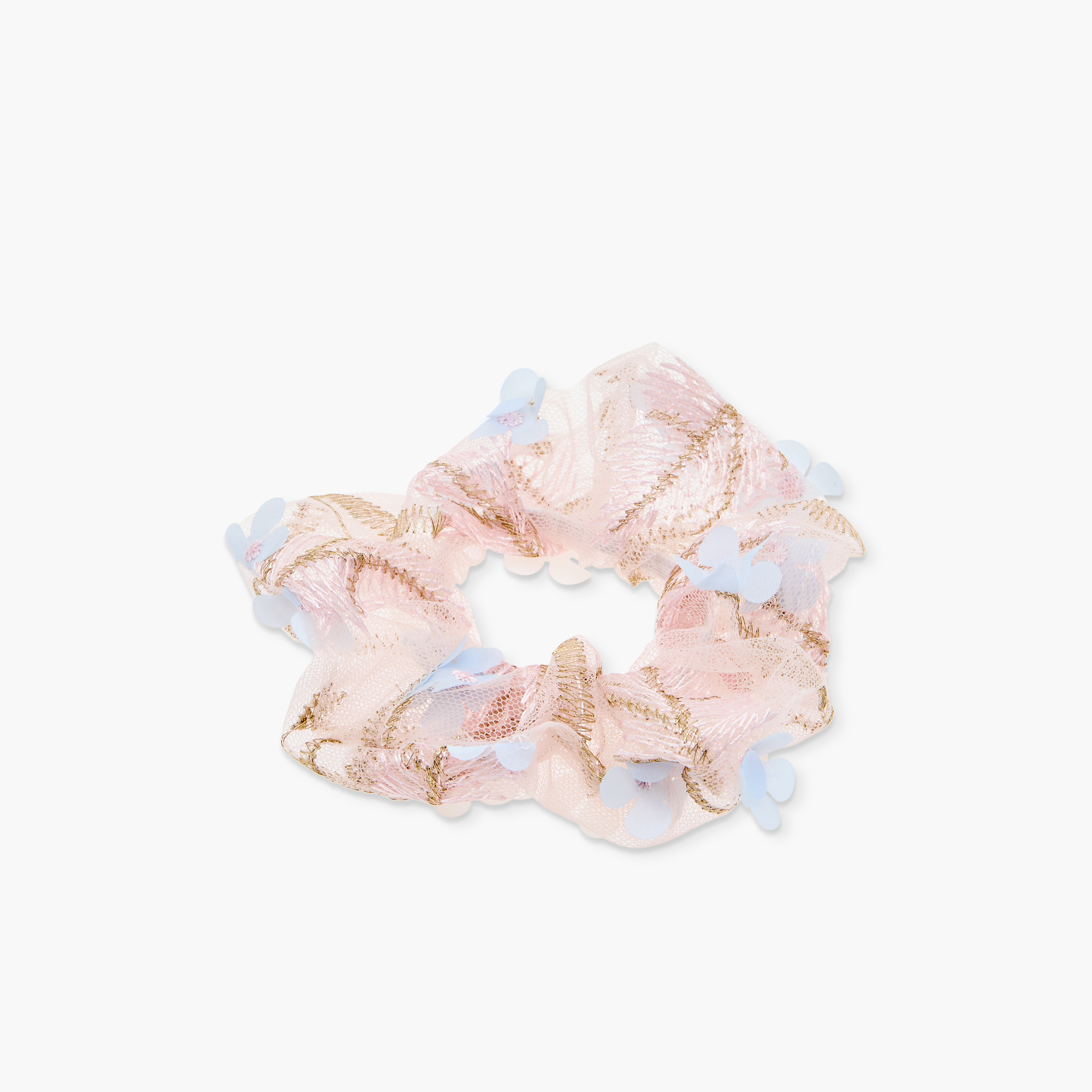 ربطة سكرانشي بتزيينات أزهار من تشارمز-girls-accessories-hairaccessories-image-1