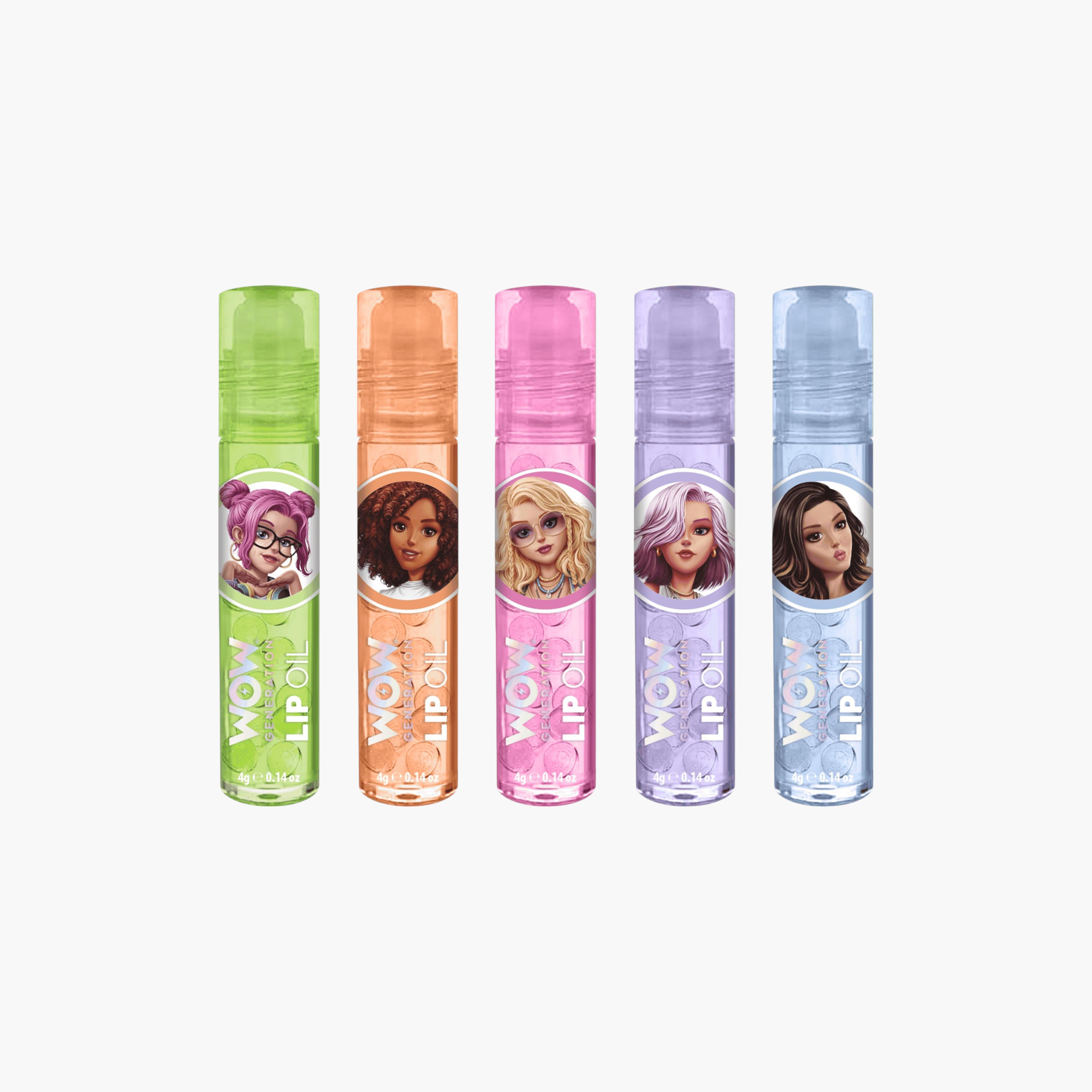 WOW Generation Assorted Lip Oil- Set of 5-toys-roleplay-makeupandcosmeticsets-image-1