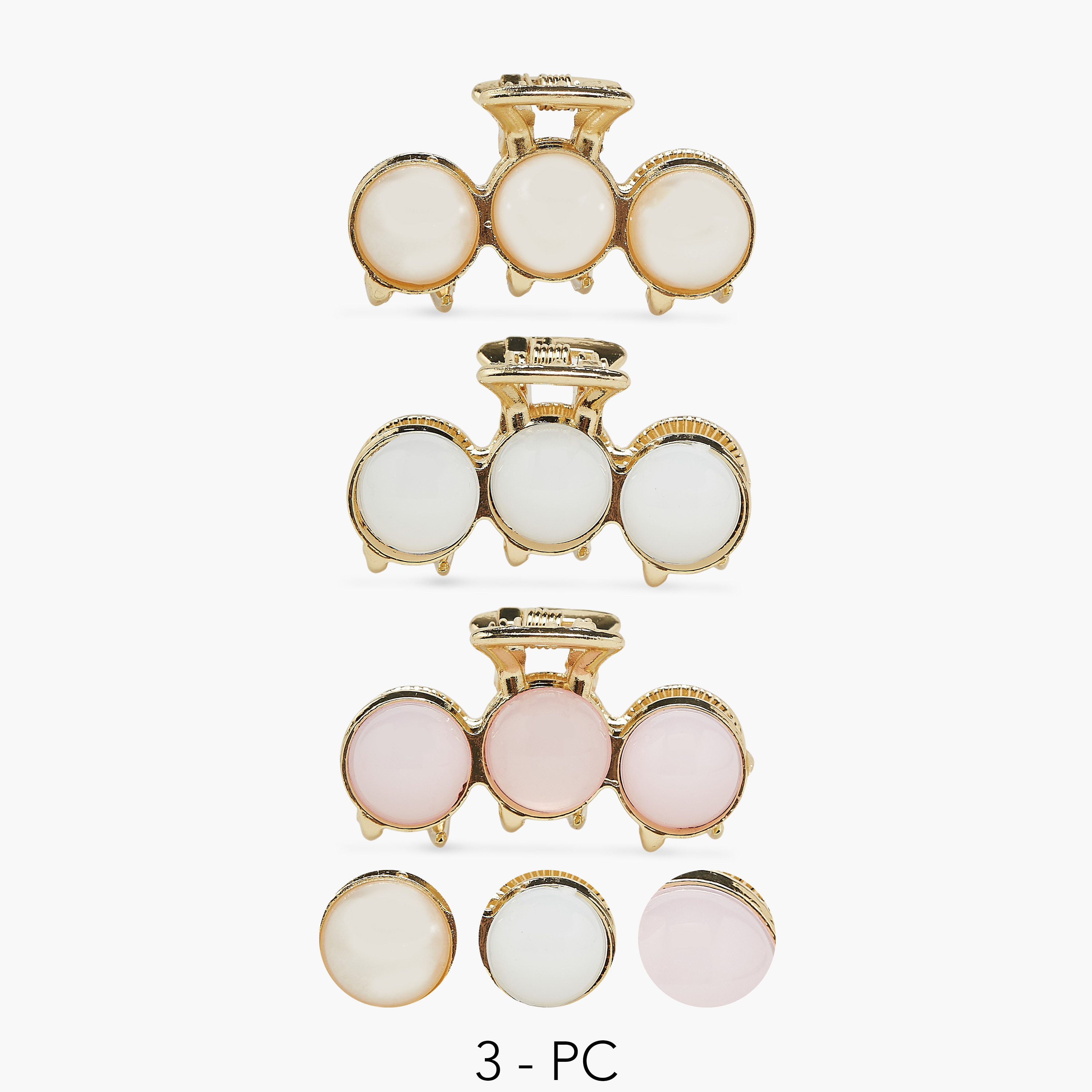 Embellished Hair Clamp - Set of 3-women-hairaccessories-clamps-image-1