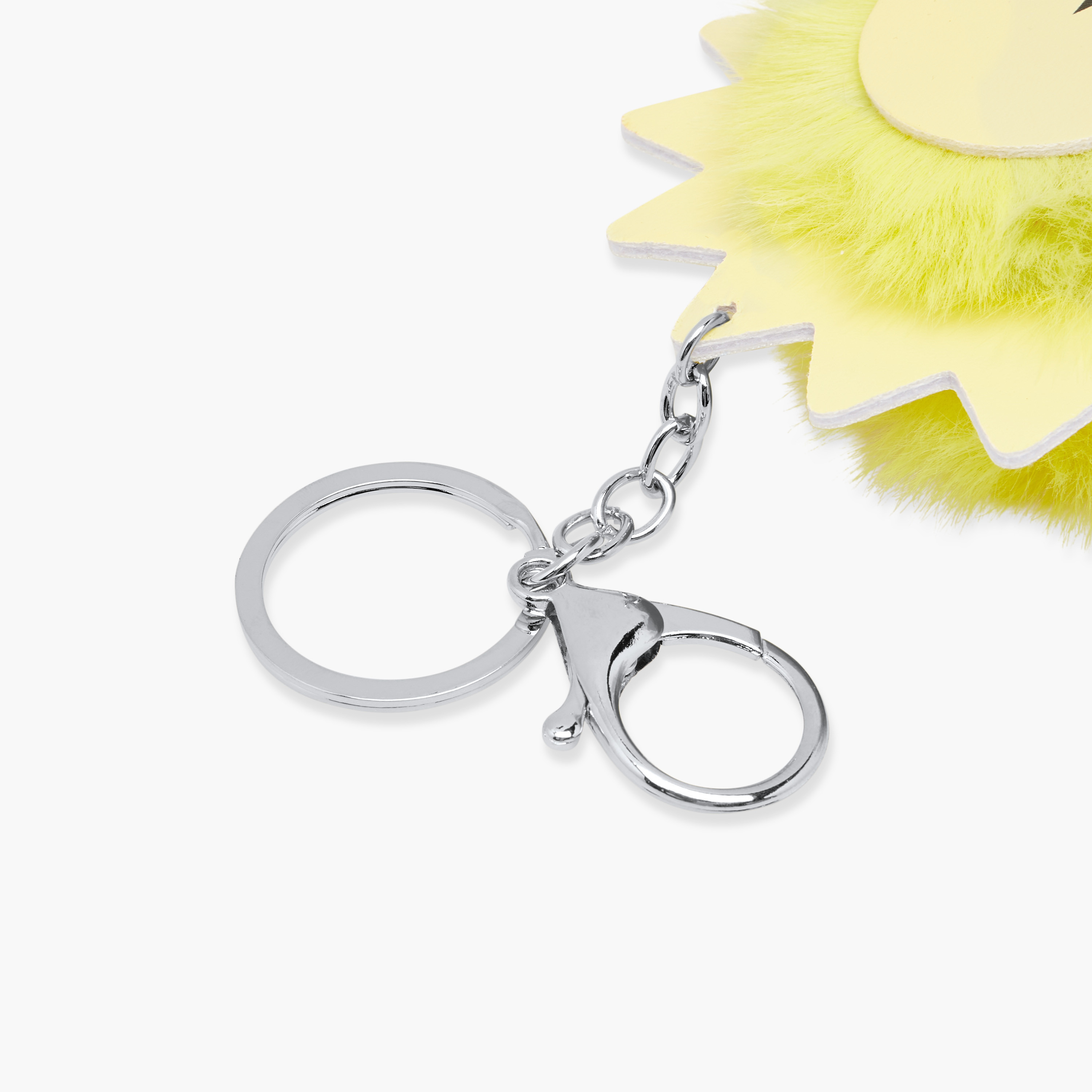 Smiley Sun Accent Keychain with Hook-girls-accessories-keyringsandbagcharms-image-3