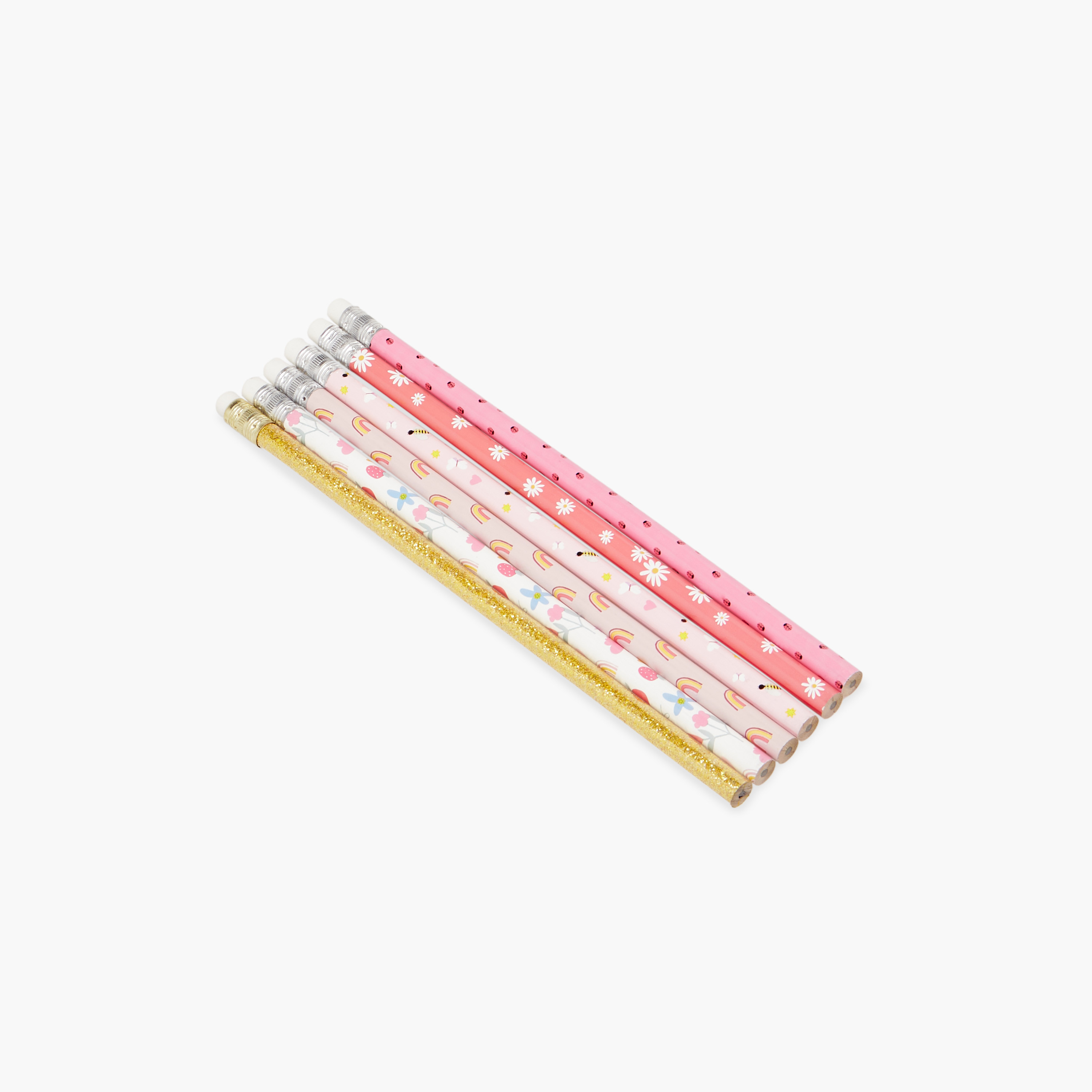 Printed 6-Piece HB Pencil Set-school-stationery-pensandpencils-image-3