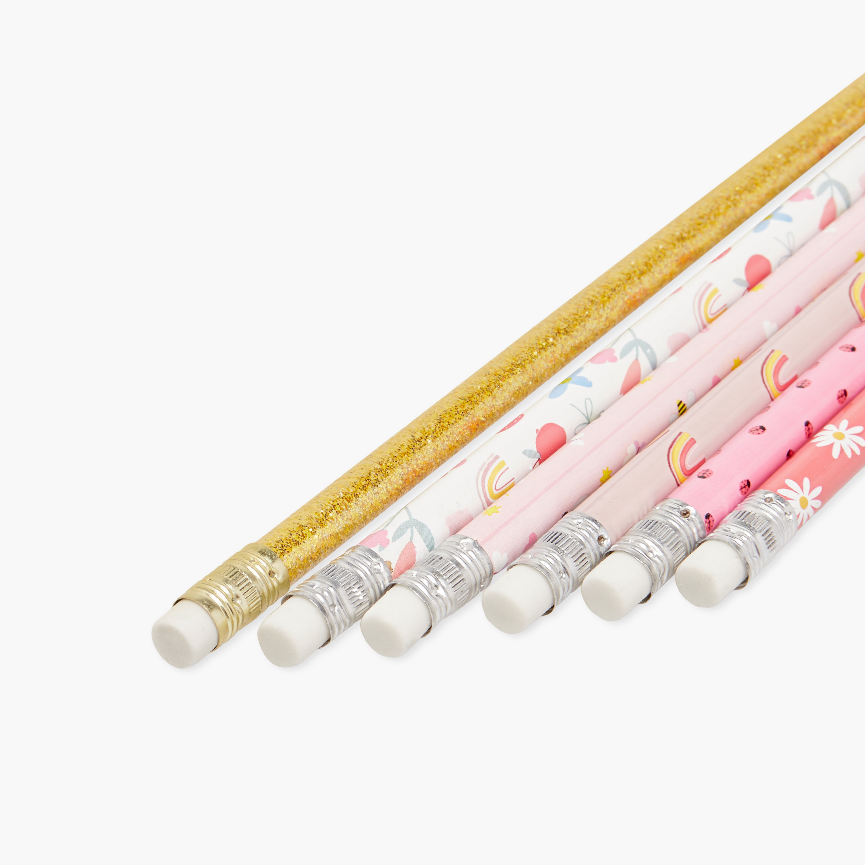 Printed 6-Piece HB Pencil Set-school-stationery-pensandpencils-image-5