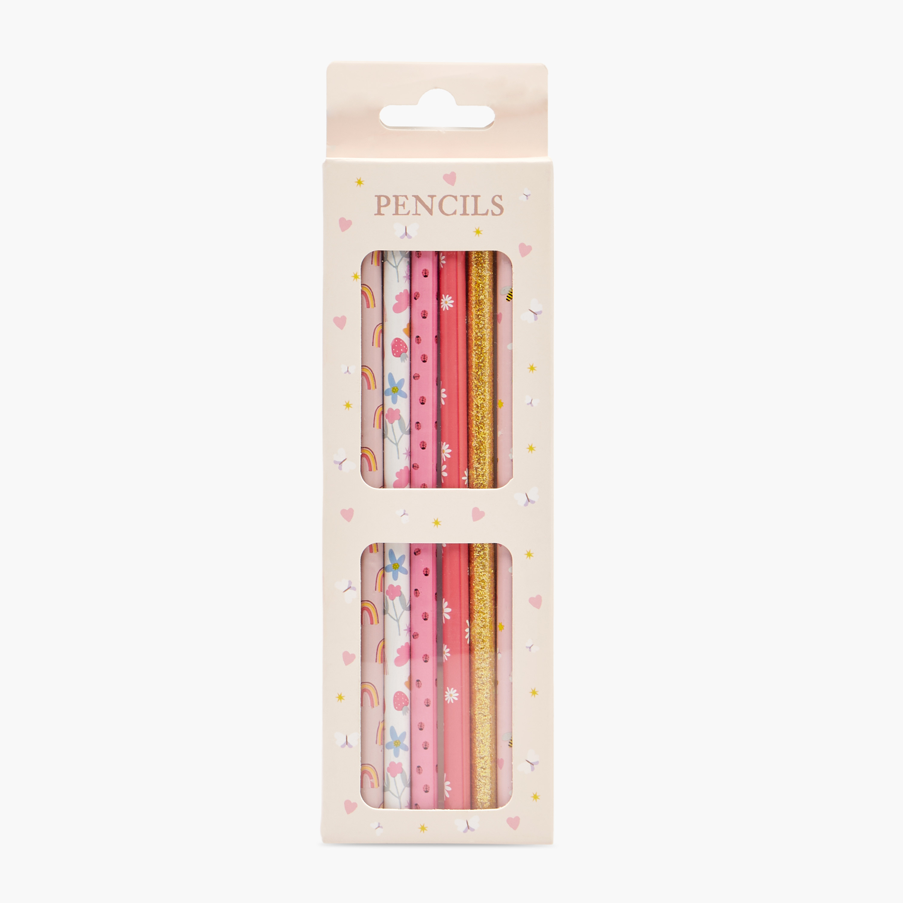 Printed 6-Piece HB Pencil Set-school-stationery-pensandpencils-image-6