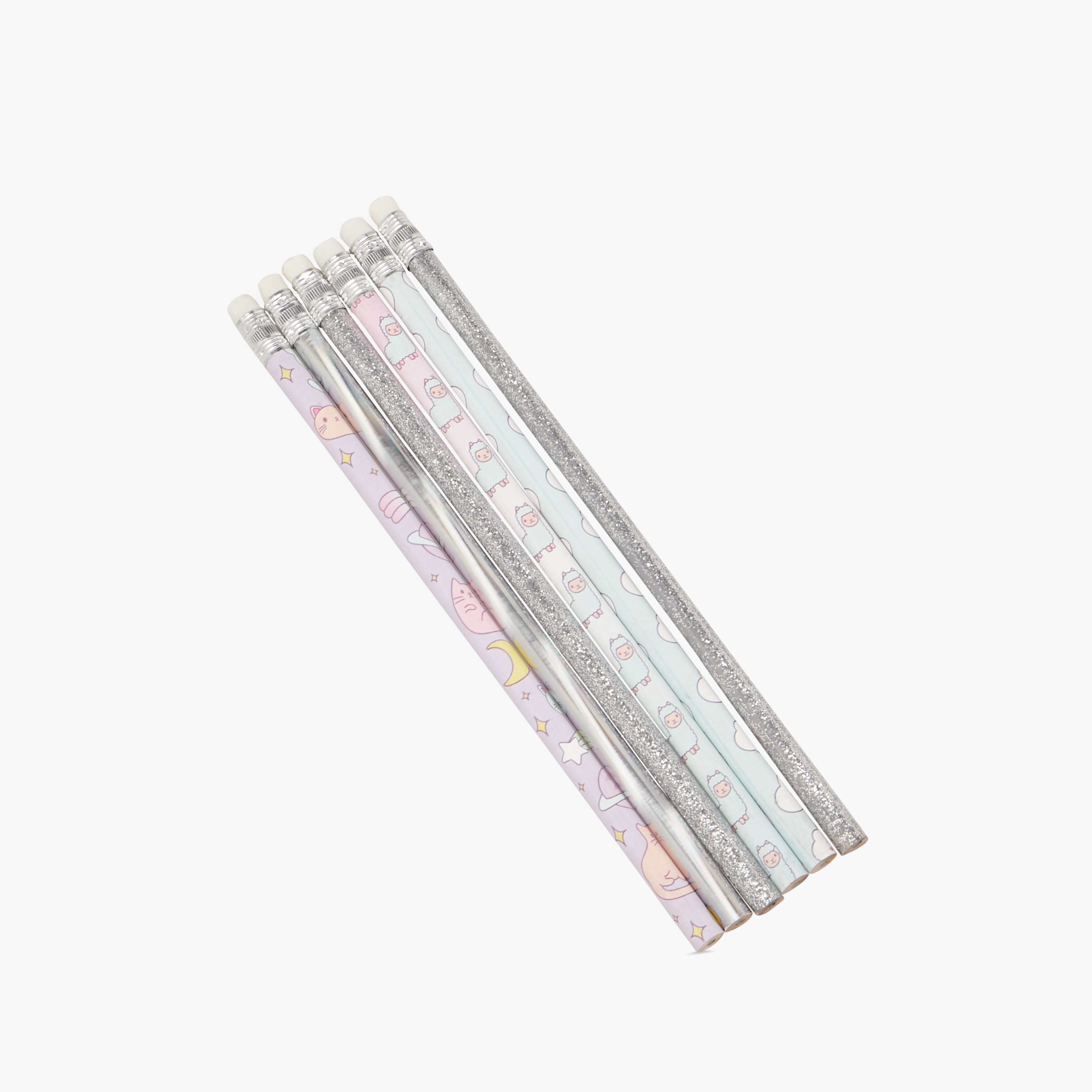 Wooden 6-Piece HB Pencil Set-school-stationery-pensandpencils-image-3