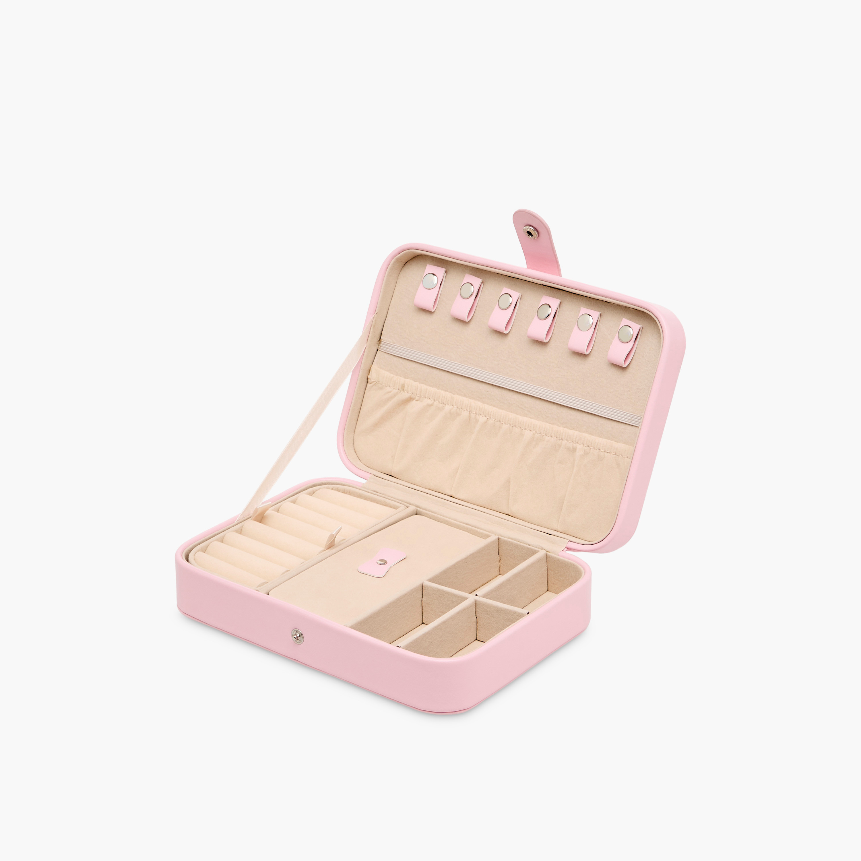 Solid Jewellery Box with Button Closure - 20x14x5 cms-women-watchesandjewellery-jewellery-storage-image-2