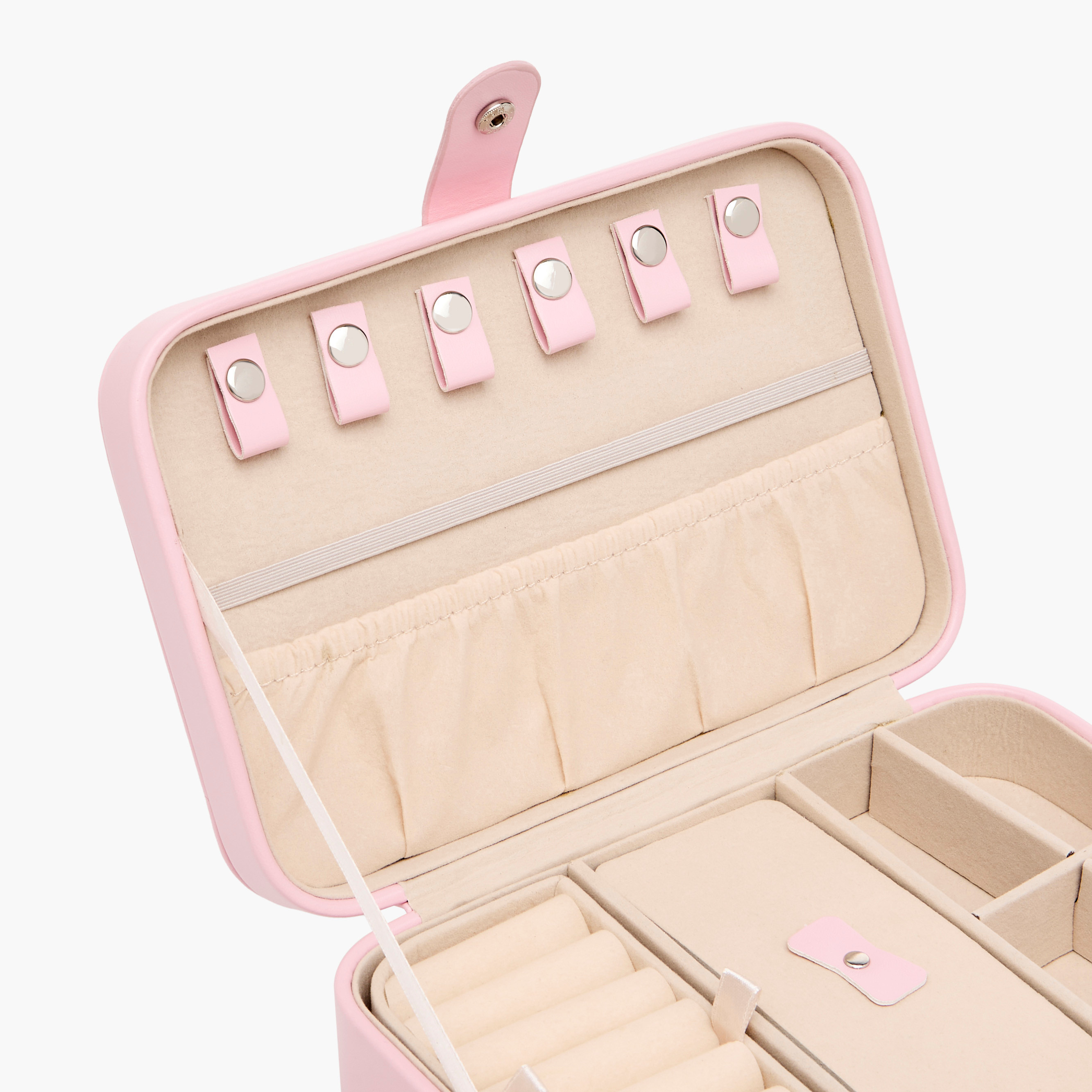 Solid Jewellery Box with Button Closure - 20x14x5 cms-women-watchesandjewellery-jewellery-storage-image-3