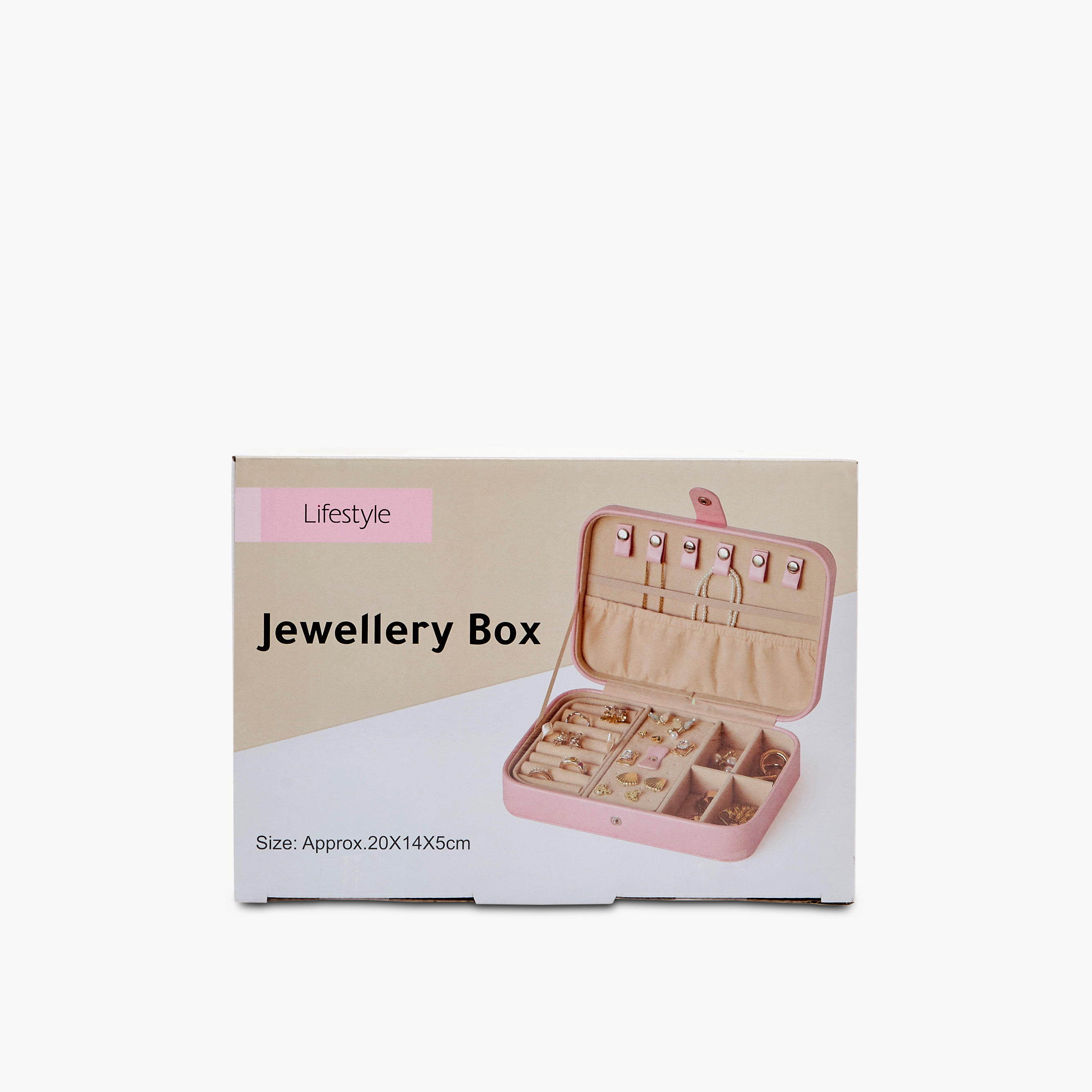 Solid Jewellery Box with Button Closure - 20x14x5 cms-women-watchesandjewellery-jewellery-storage-image-7