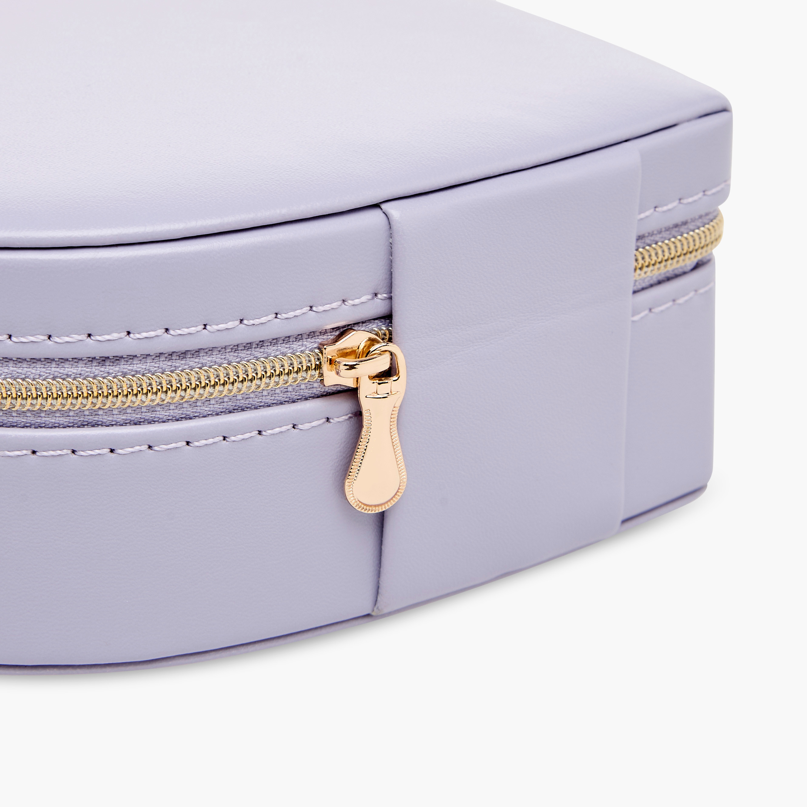 صندوق مجوهرات على شكل قلب بسحاب إغلاق - 14x13x6 سم-women-watchesandjewellery-jewellery-storage-image-5