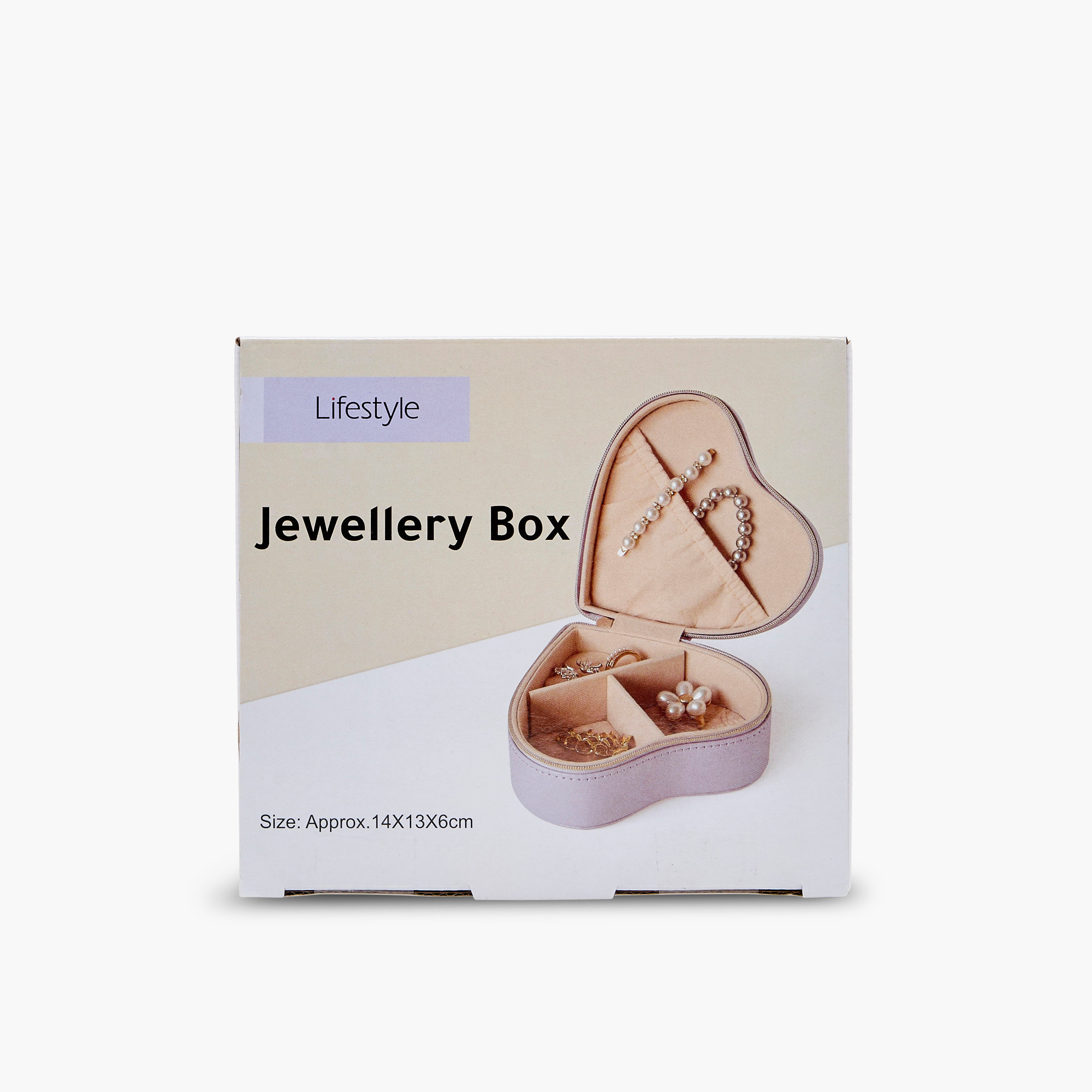 صندوق مجوهرات على شكل قلب بسحاب إغلاق - 14x13x6 سم-women-watchesandjewellery-jewellery-storage-image-6