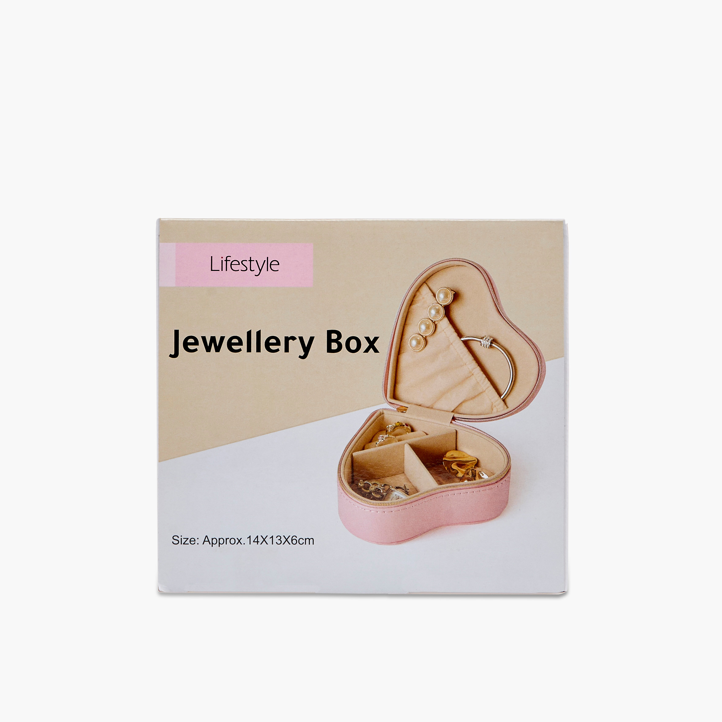 صندوق مجوهرات قلب بسحاب إغلاق - 14x13x6 سم-women-watchesandjewellery-jewellery-storage-image-6