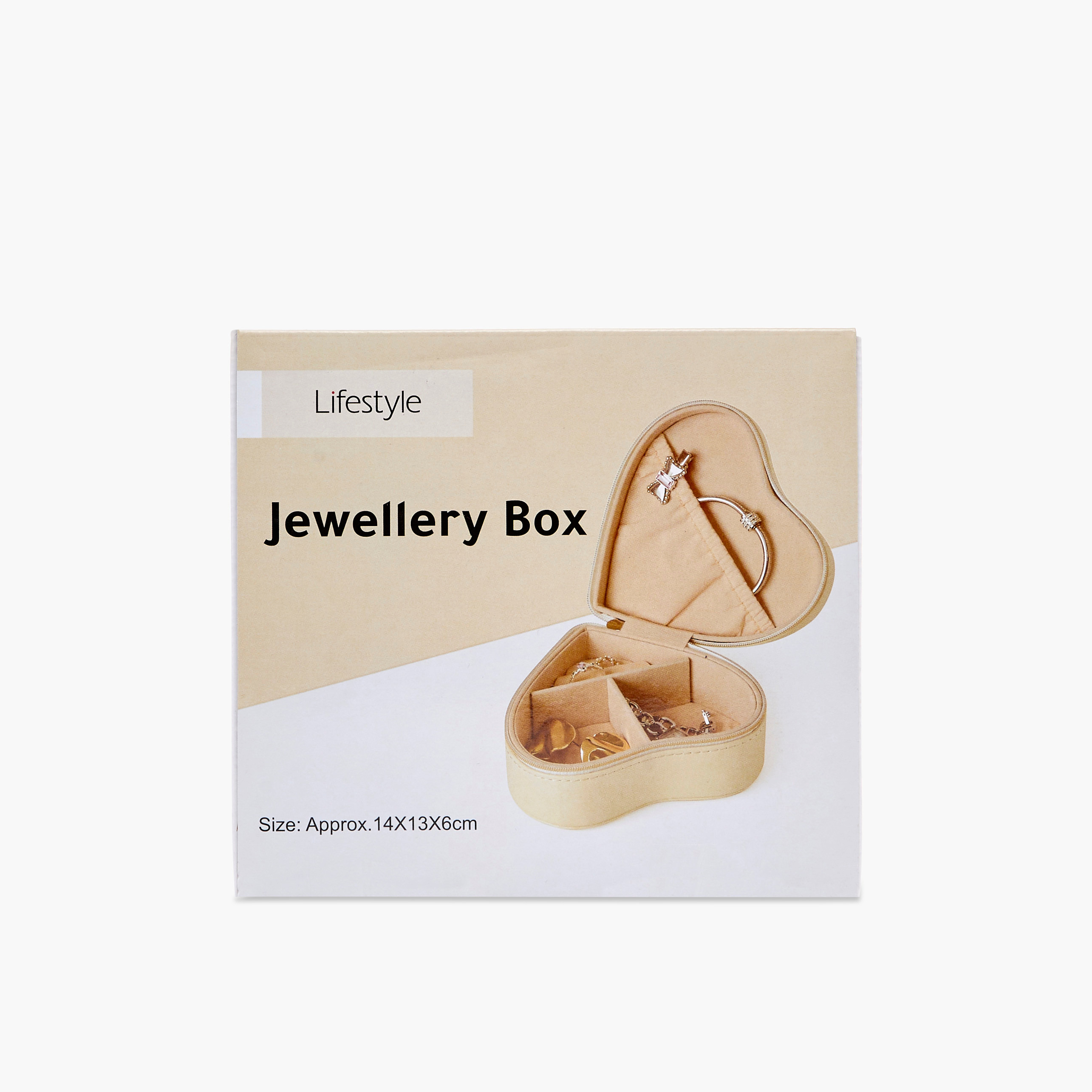 Heart Jewellery Box with Zip Closure - 14x13x6 cms-women-watchesandjewellery-jewellery-storage-image-6