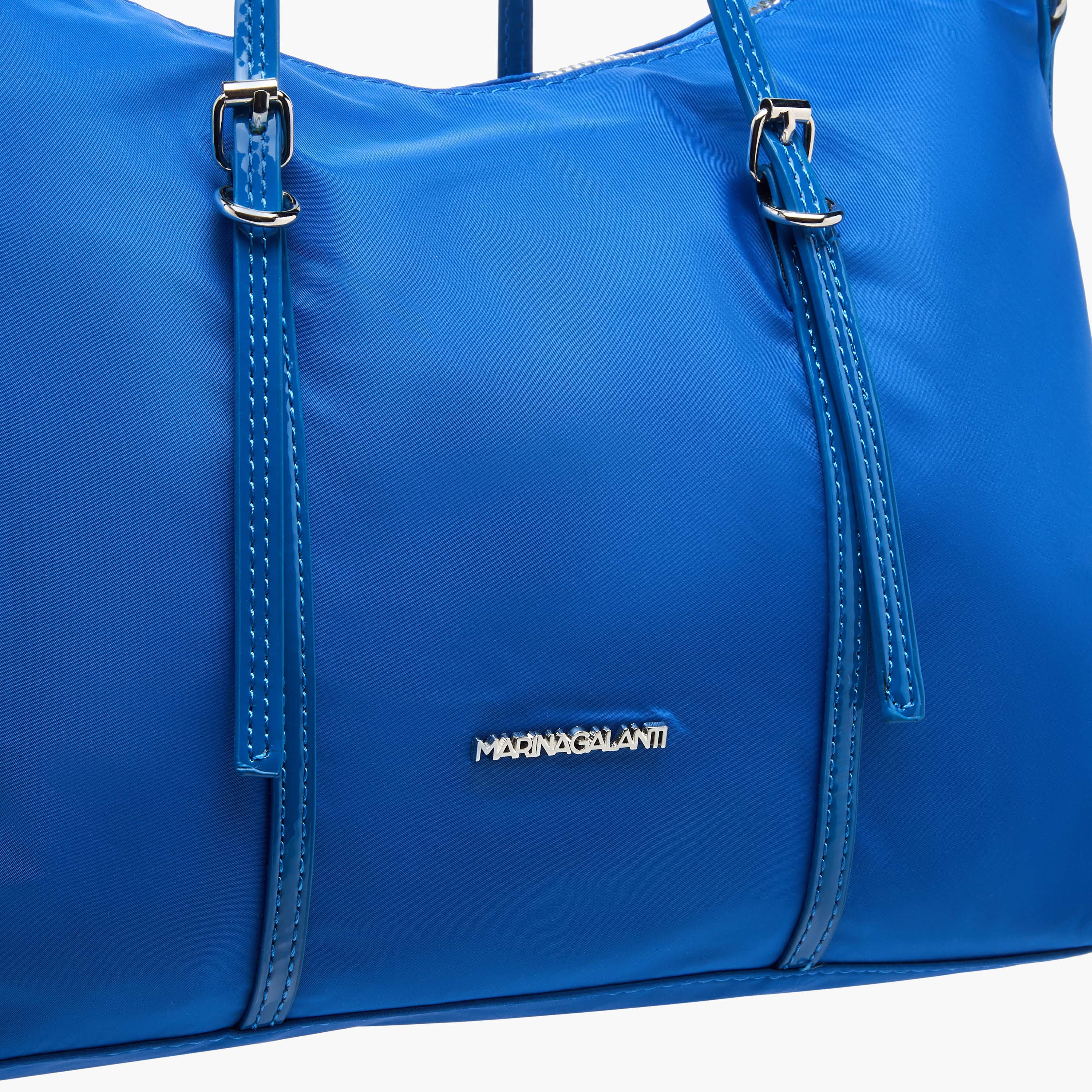 Marina Galanti Solid Tote Bag with Strap Handle and Zip Closure-women-bagsandwallets-handbags-image-5