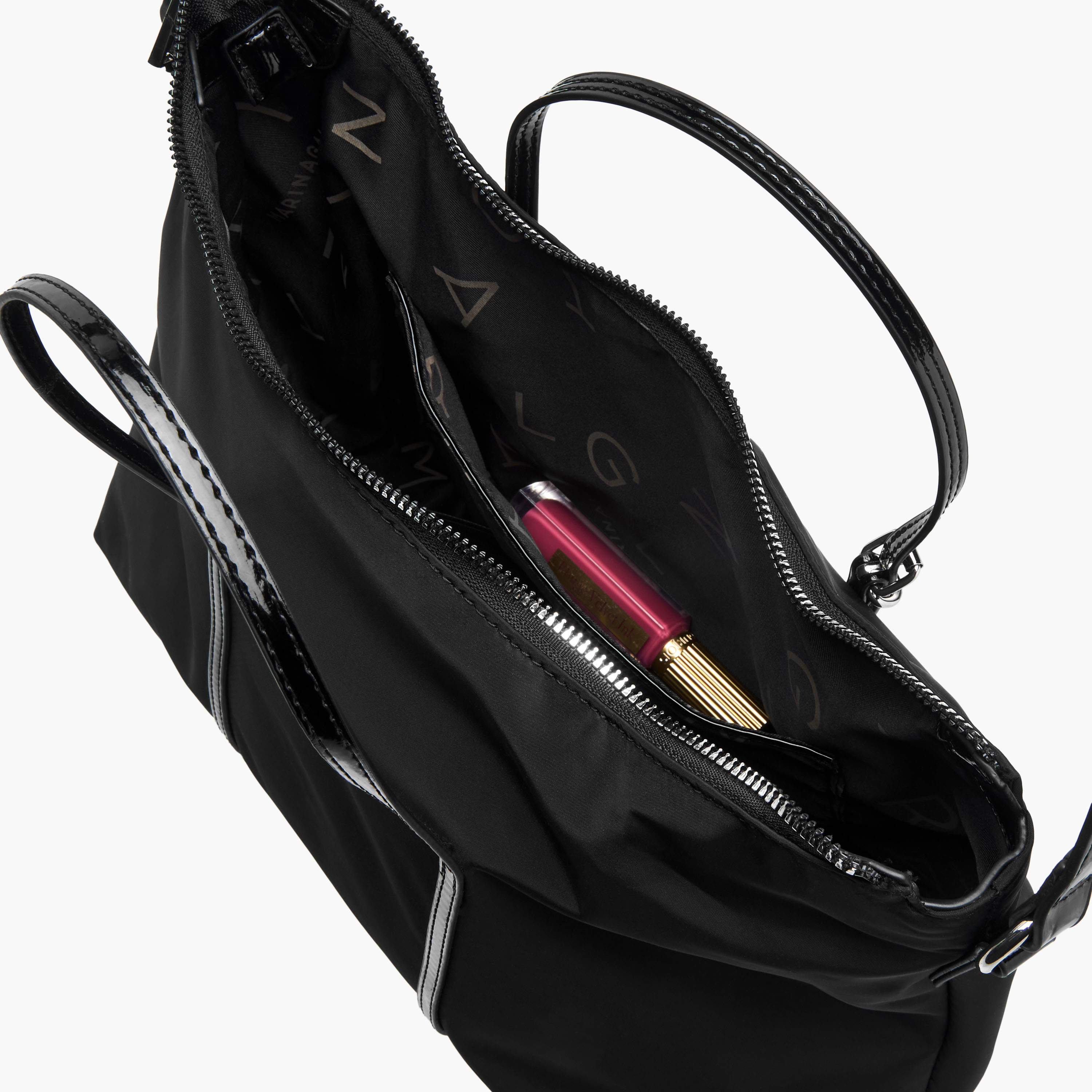 Marina Galanti Solid Tote Bag with Strap Handle and Zip Closure-women-bagsandwallets-handbags-image-16