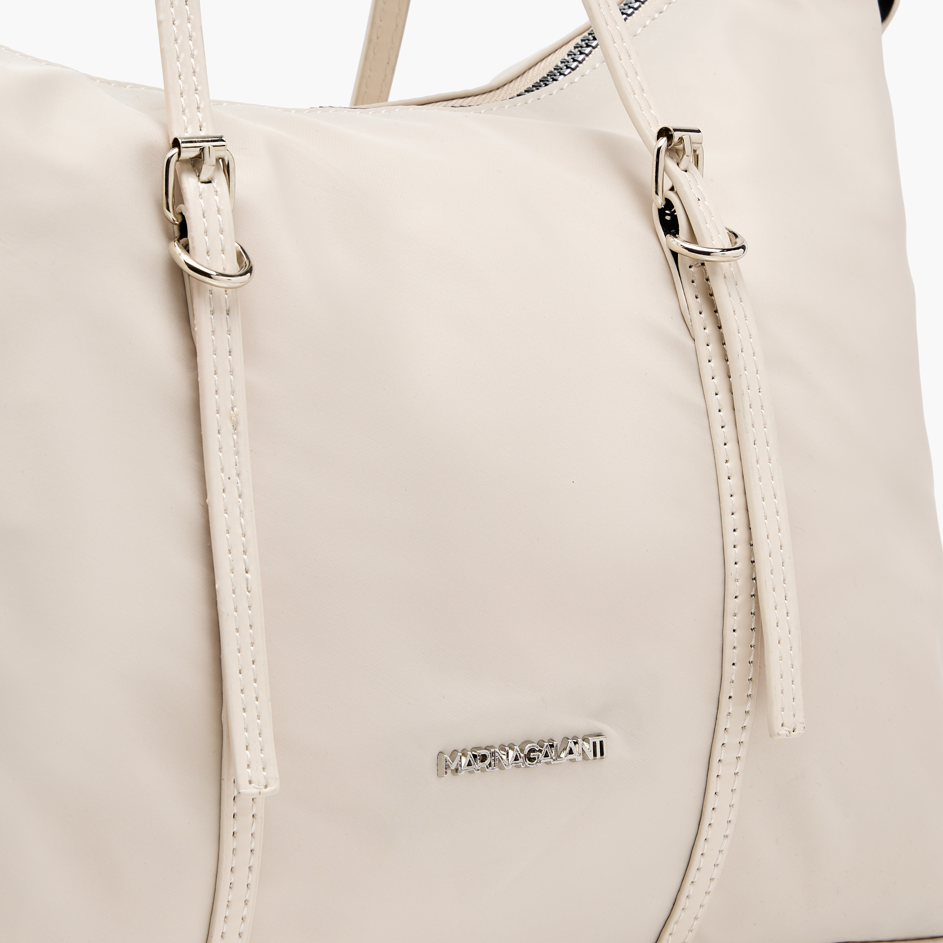 Marina Galanti Solid Tote Bag with Strap Handle and Zip Closure-women-bagsandwallets-handbags-image-21