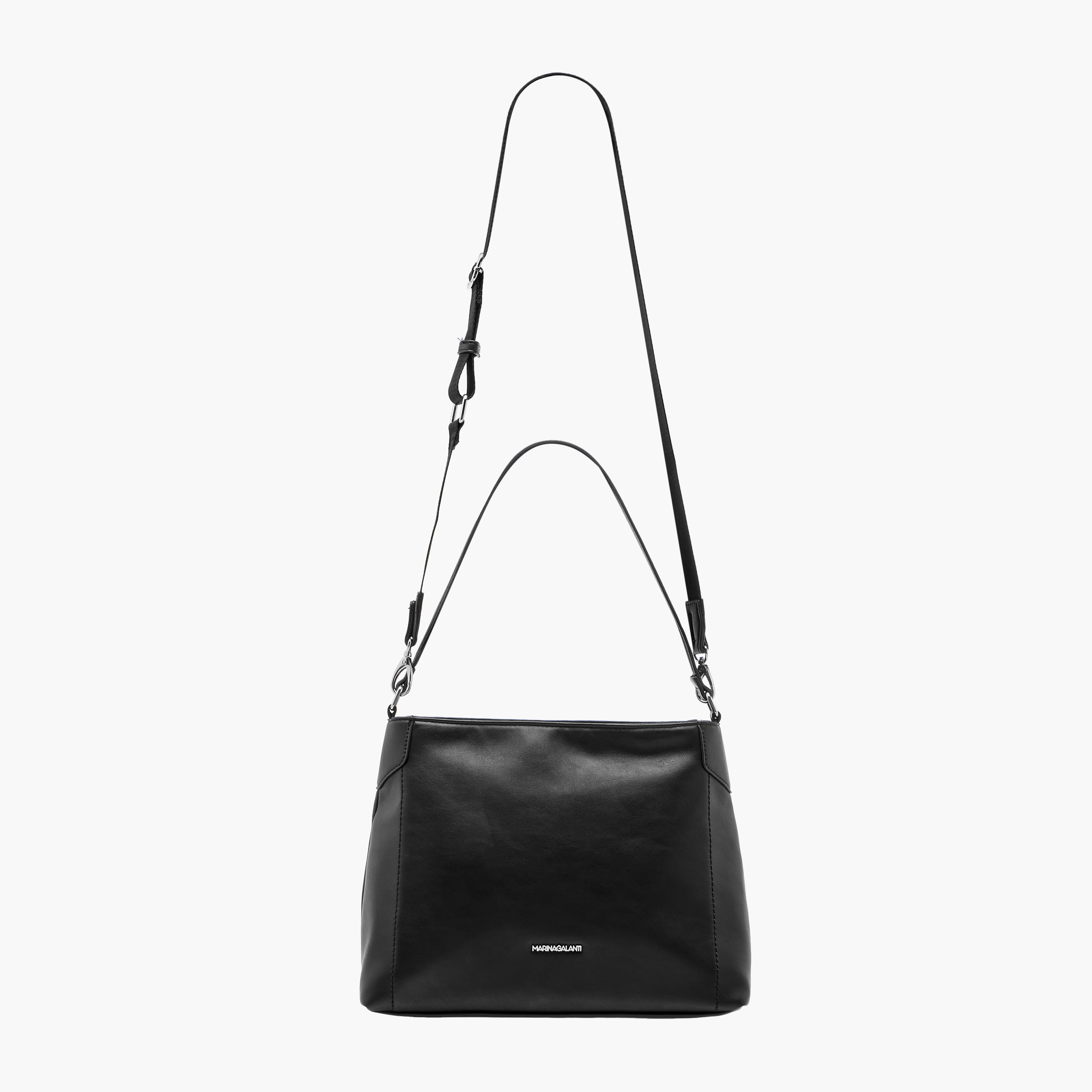 Marina Galanti Solid Shoulder Bag with Detachable Strap and Zip Closure-women-bagsandwallets-handbags-image-3