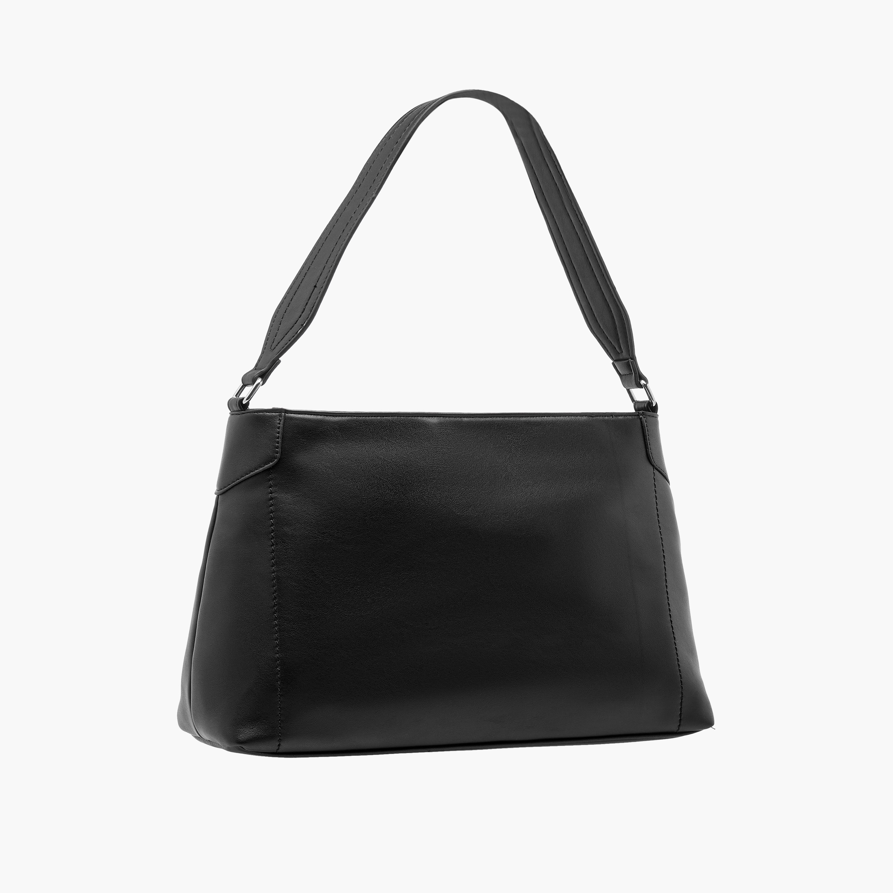 Marina Galanti Solid Shoulder Bag with Detachable Strap and Zip Closure-women-bagsandwallets-handbags-image-2