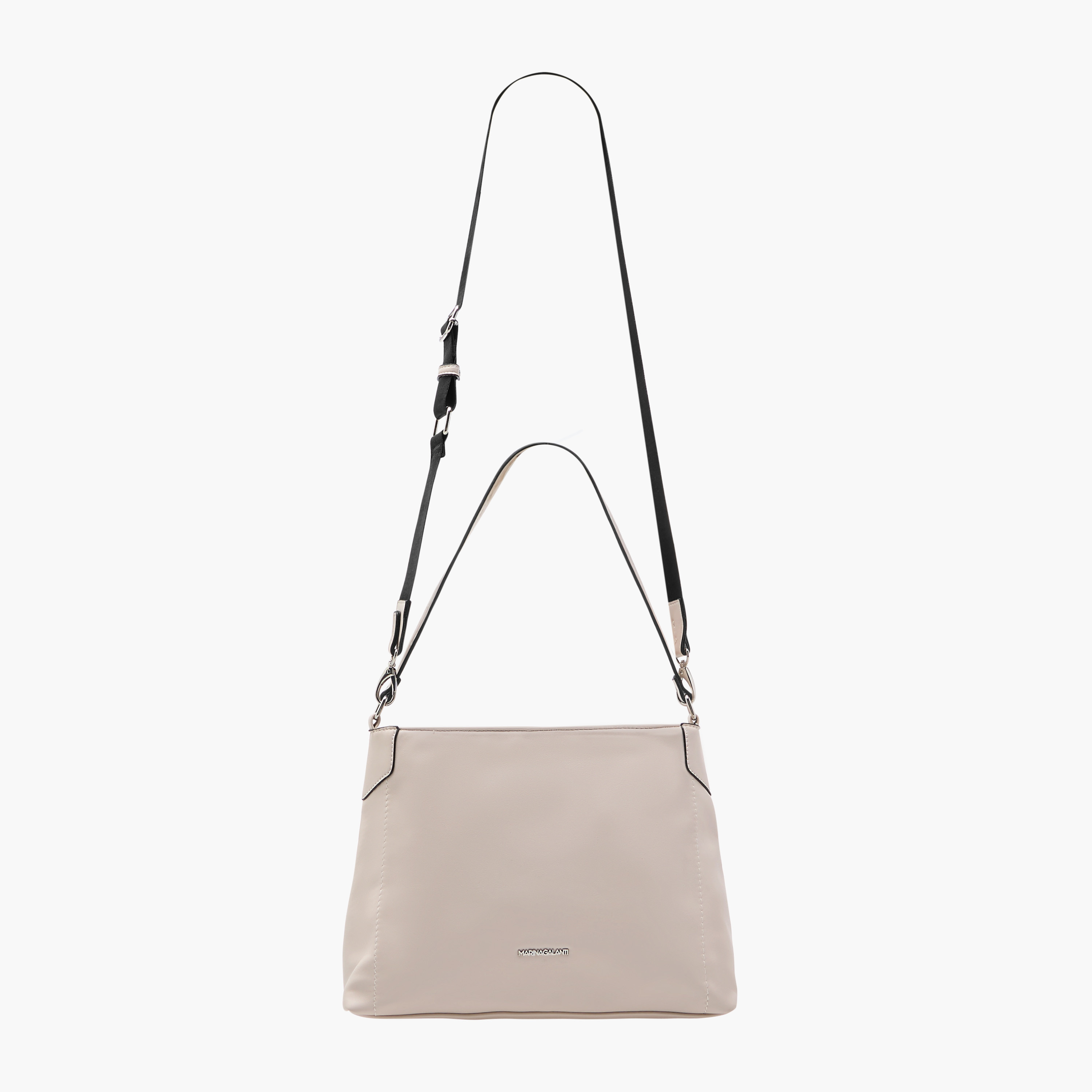 Marina Galanti Solid Shoulder Bag with Detachable Strap and Zip Closure-women-bagsandwallets-handbags-image-3