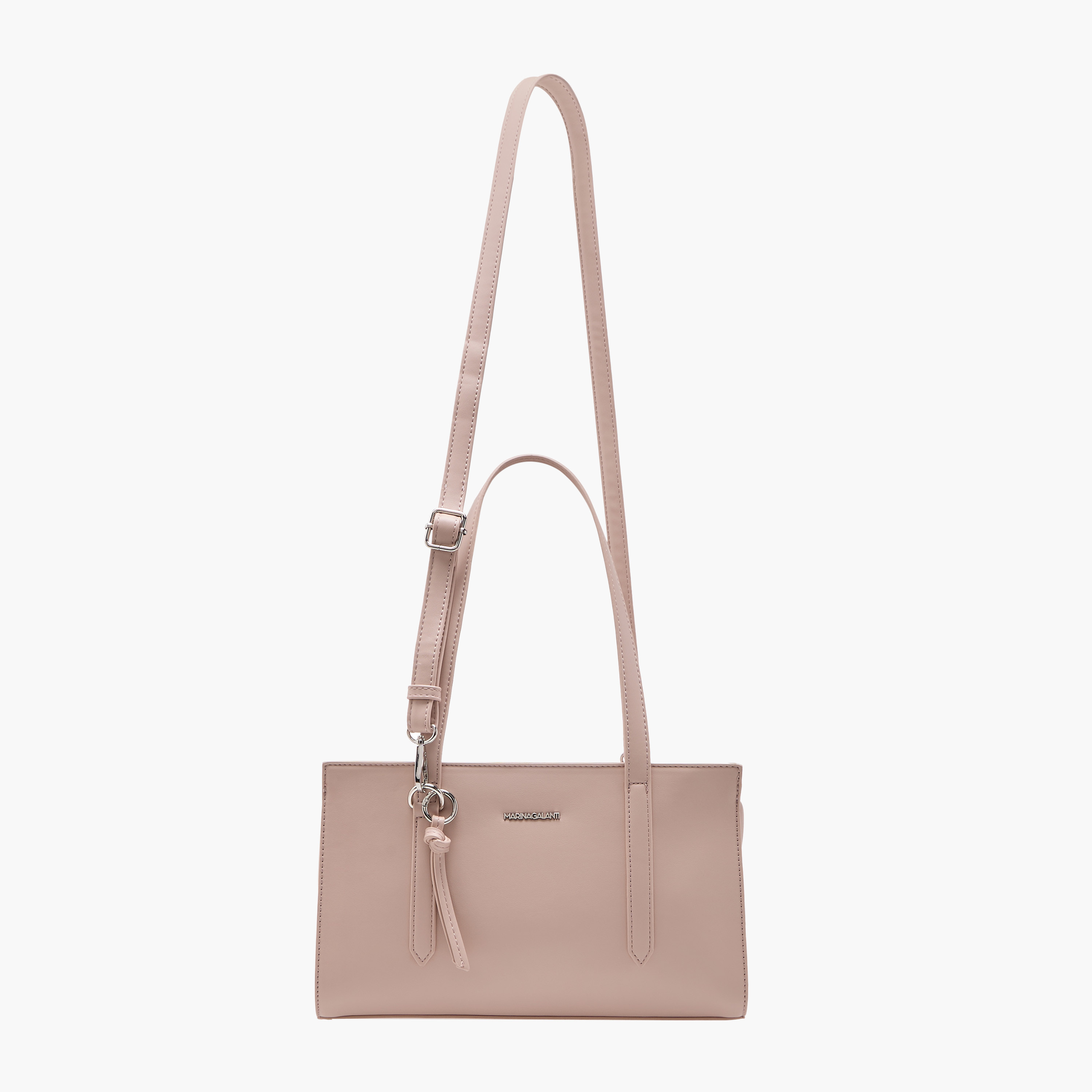شنطة توتي سادة بسحاب إغلاق وحزام قابل للفصل من مارينا جالانتي-women-bagsandwallets-handbags-image-3