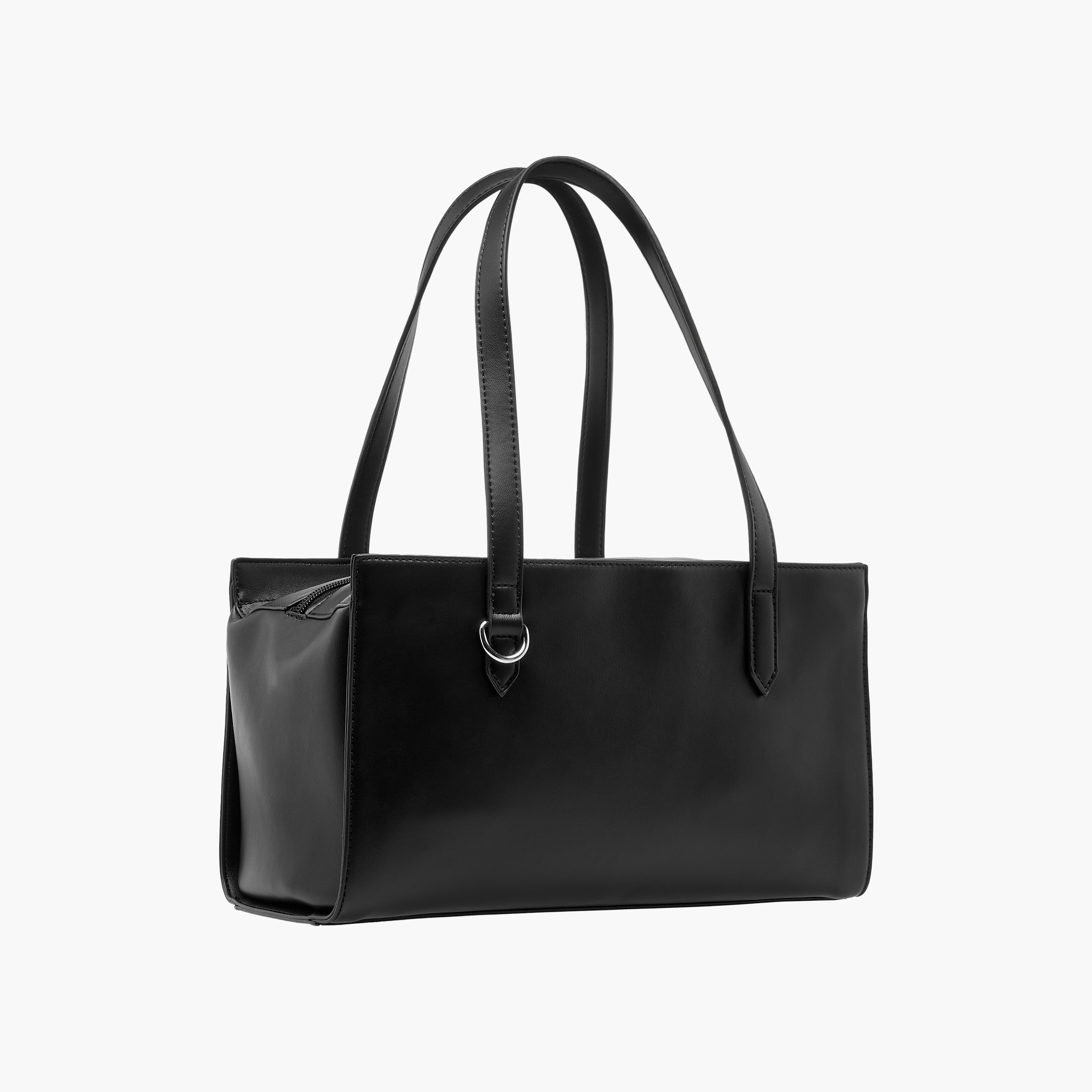 Marina Galanti Solid Tote Bag with Detachable Strap and Zip Closure-women-bagsandwallets-handbags-image-12