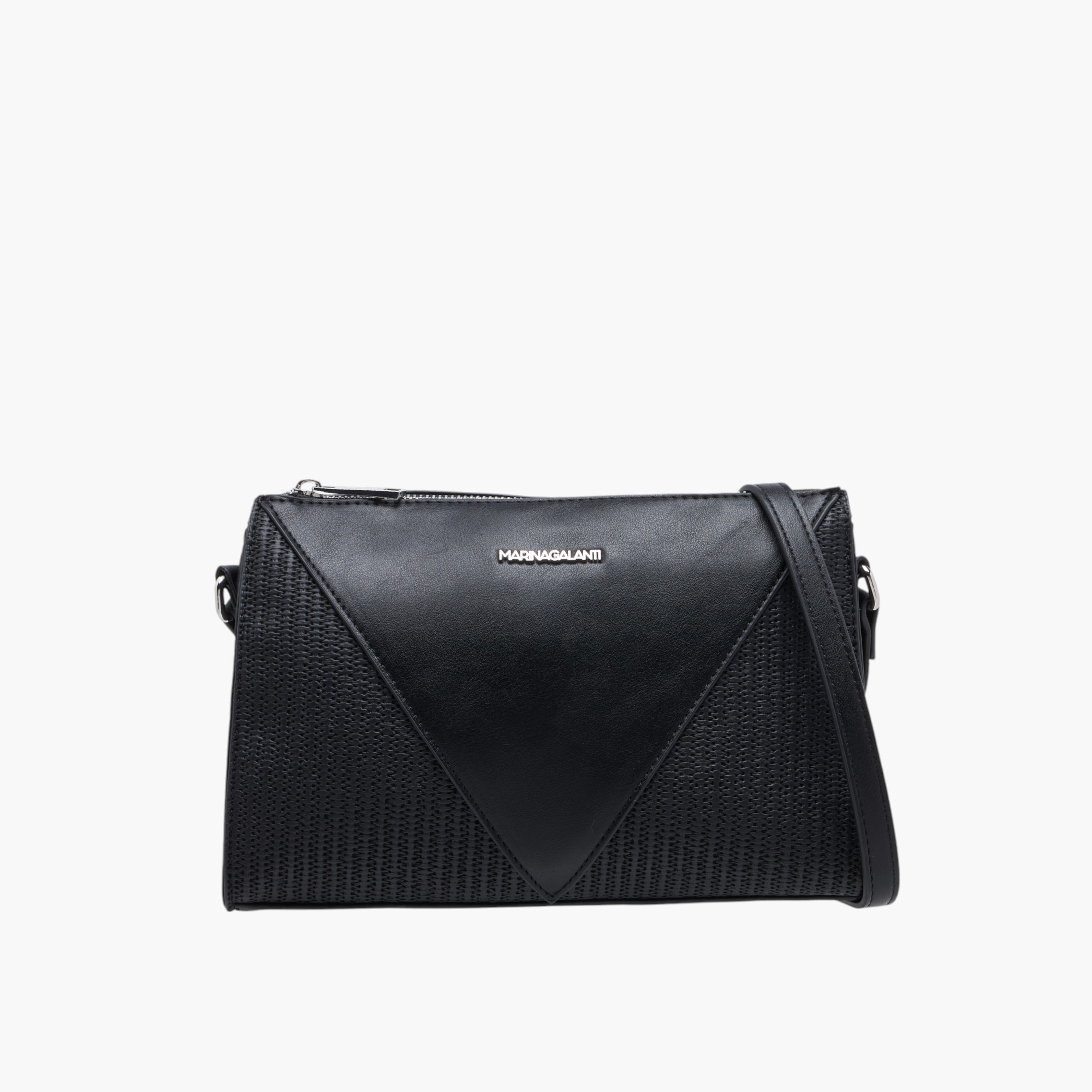 Marina Galanti Textured Crossbody Bag with Adjustable Strap and Zip Closure-women-bagsandwallets-handbags-image-1