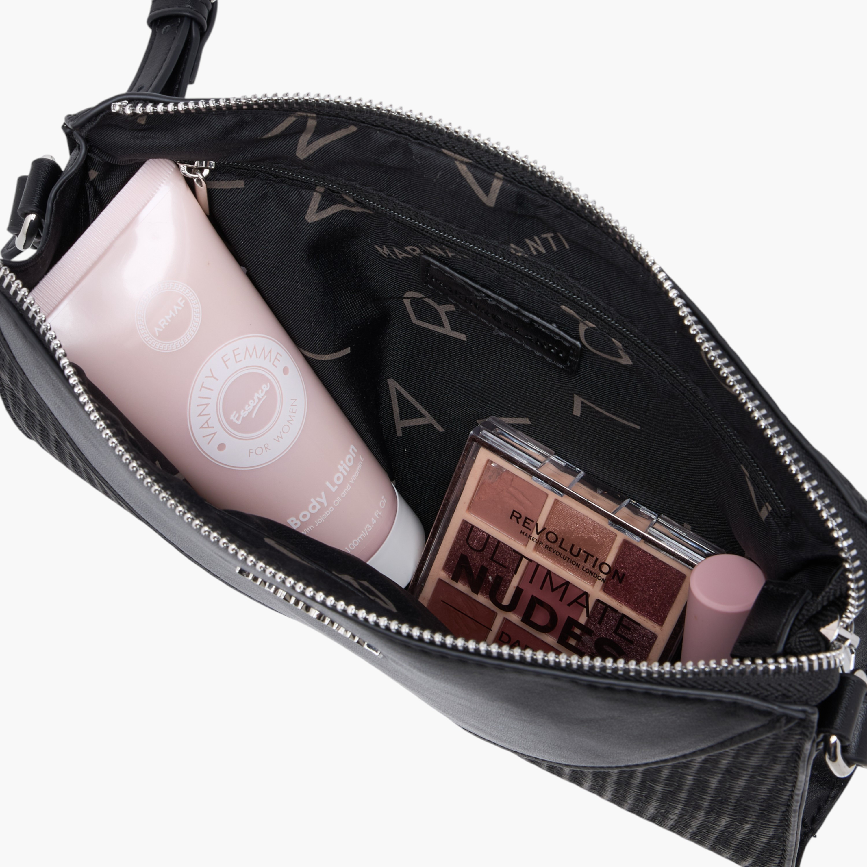 Marina Galanti Textured Crossbody Bag with Adjustable Strap and Zip Closure-women-bagsandwallets-handbags-image-8