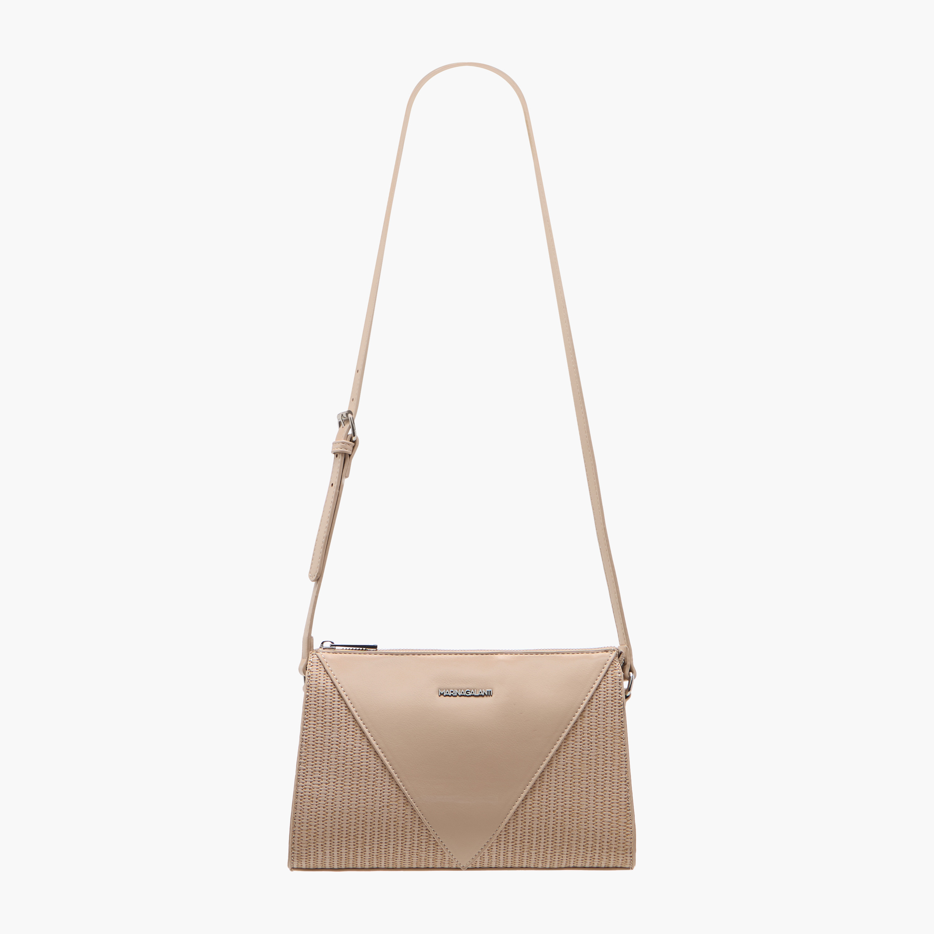 Marina Galanti Textured Crossbody Bag with Adjustable Strap and Zip Closure-women-bagsandwallets-handbags-image-3