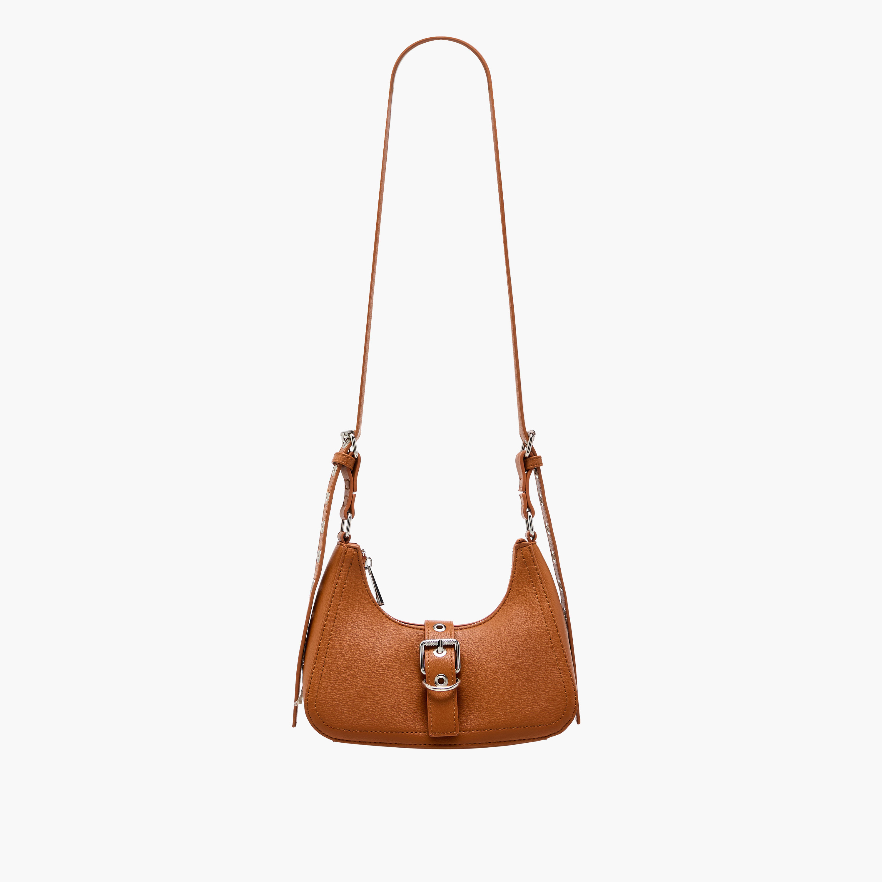 Marina Galanti Textured Crossbody Bag with Adjustable Strap and Zip Closure-women-bagsandwallets-handbags-image-1