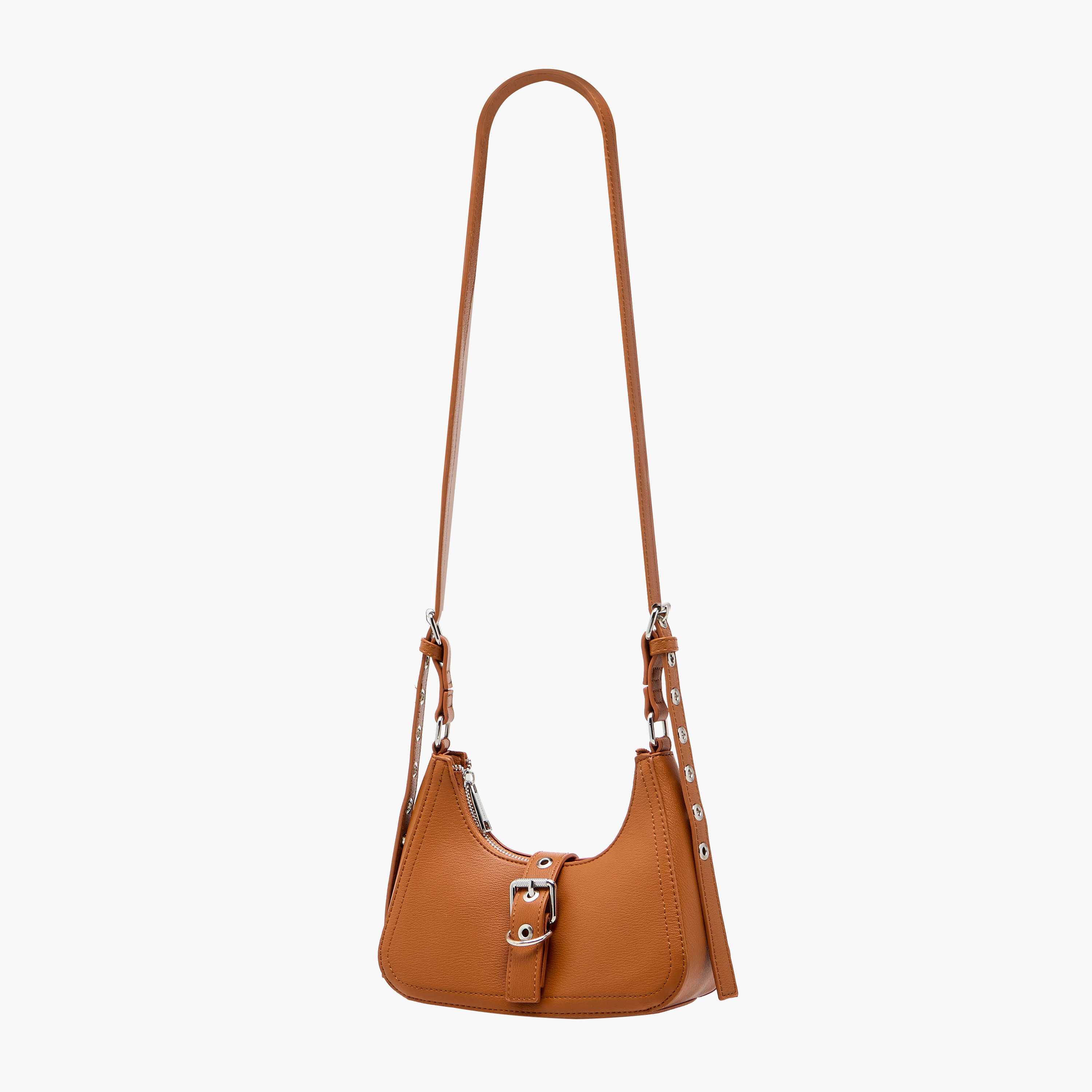 Marina Galanti Textured Crossbody Bag with Adjustable Strap and Zip Closure-women-bagsandwallets-handbags-image-3