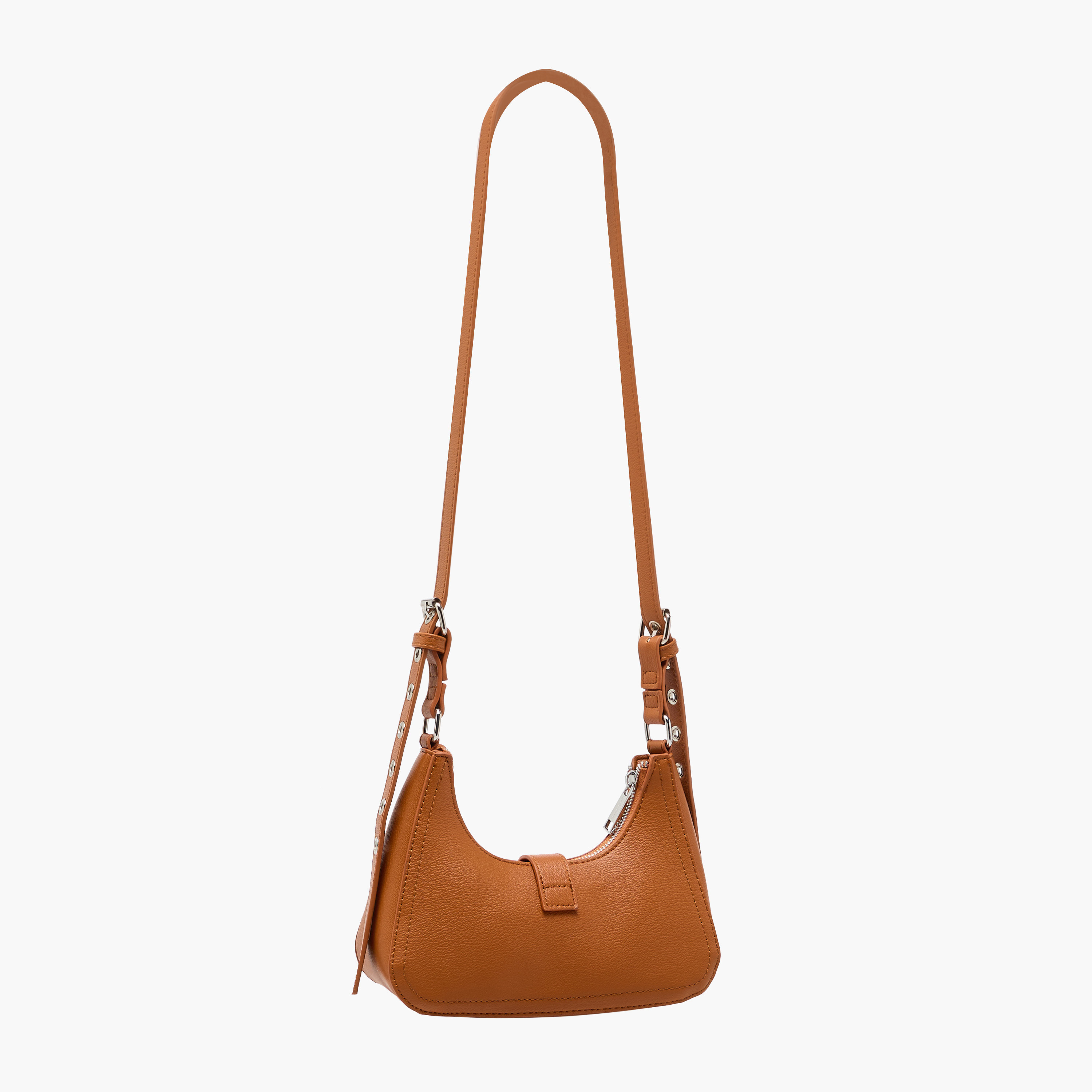 Marina Galanti Textured Crossbody Bag with Adjustable Strap and Zip Closure-women-bagsandwallets-handbags-image-4