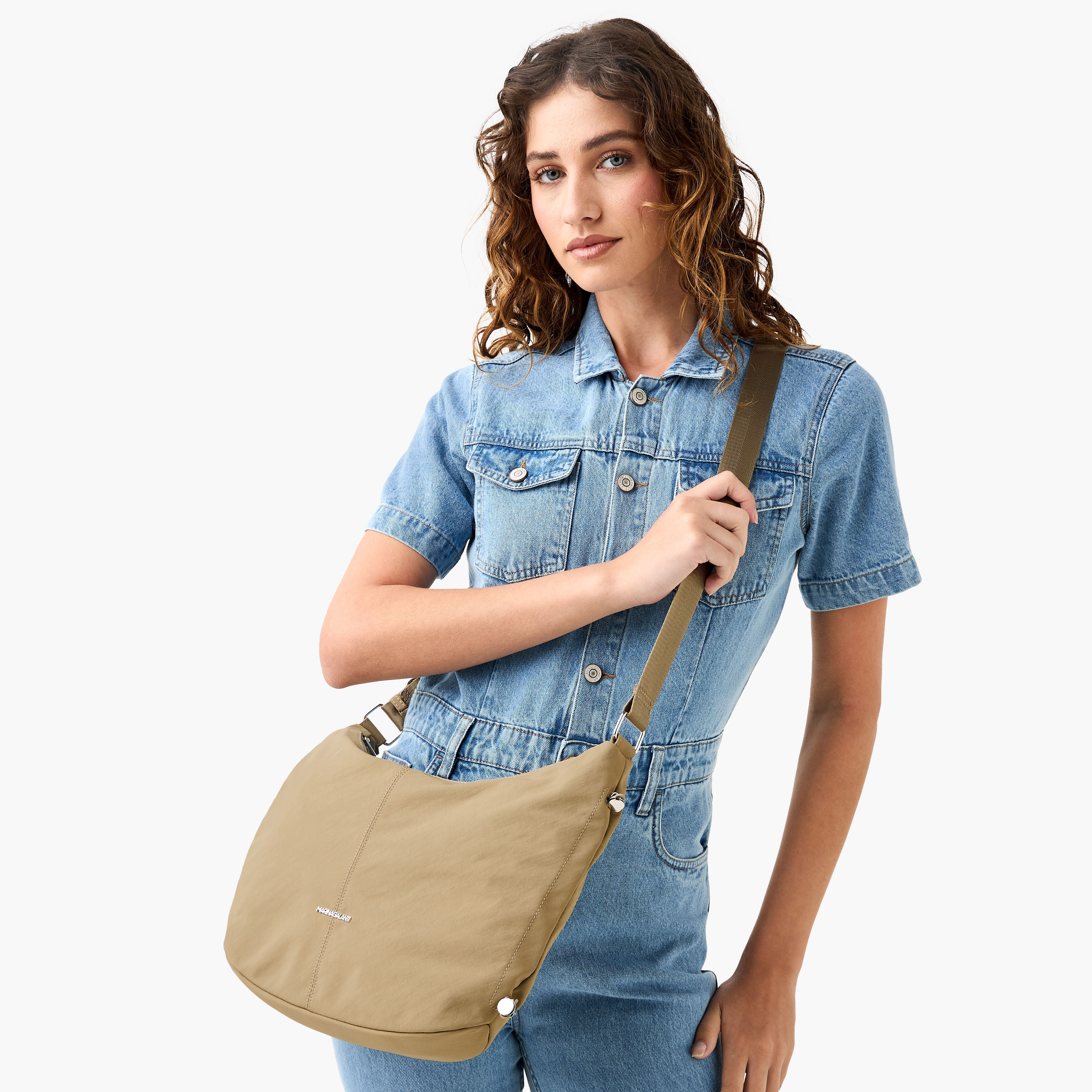 Marina Galanti Solid Crossbody Bag with Zip Closure and Detachable Strap-women-bagsandwallets-handbags-image-2