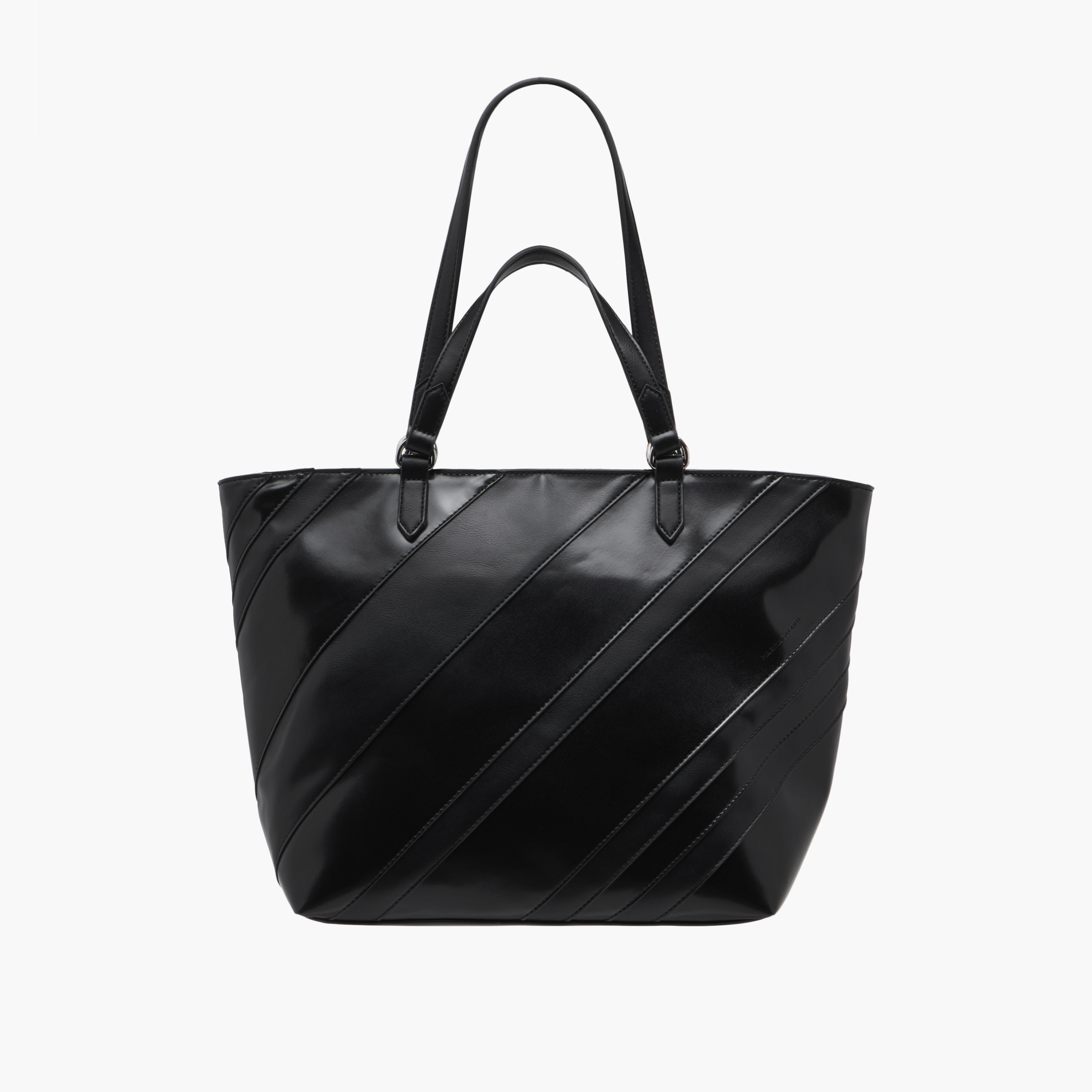 شنطة توتي بارزة الملمس بسحاب إغلاق ومقابض مزدوجة من مارينا جالانتي-women-bagsandwallets-handbags-image-1