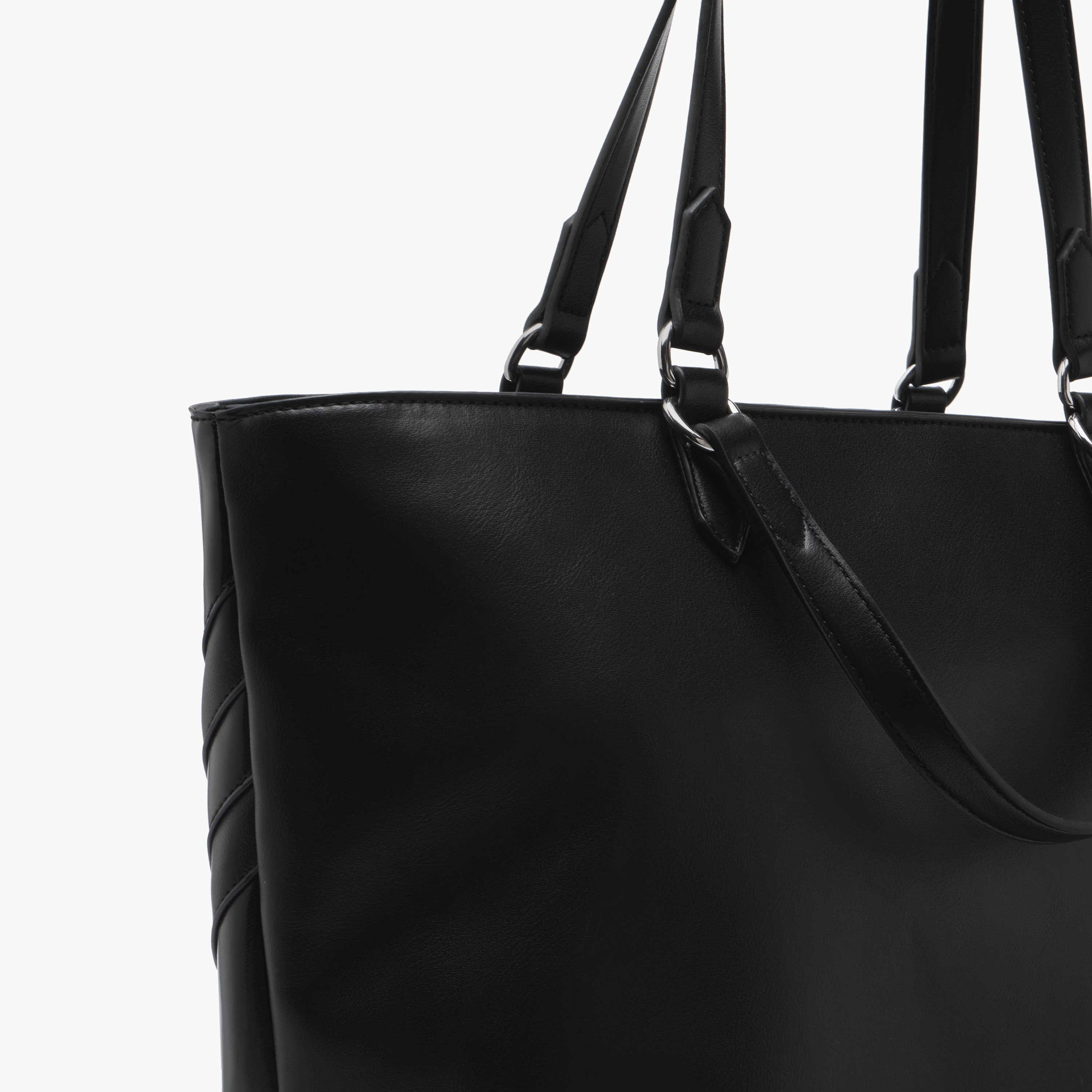 Marina Galanti Textured Tote Bag with Double Handles and Zip Closure-women-bagsandwallets-handbags-image-6