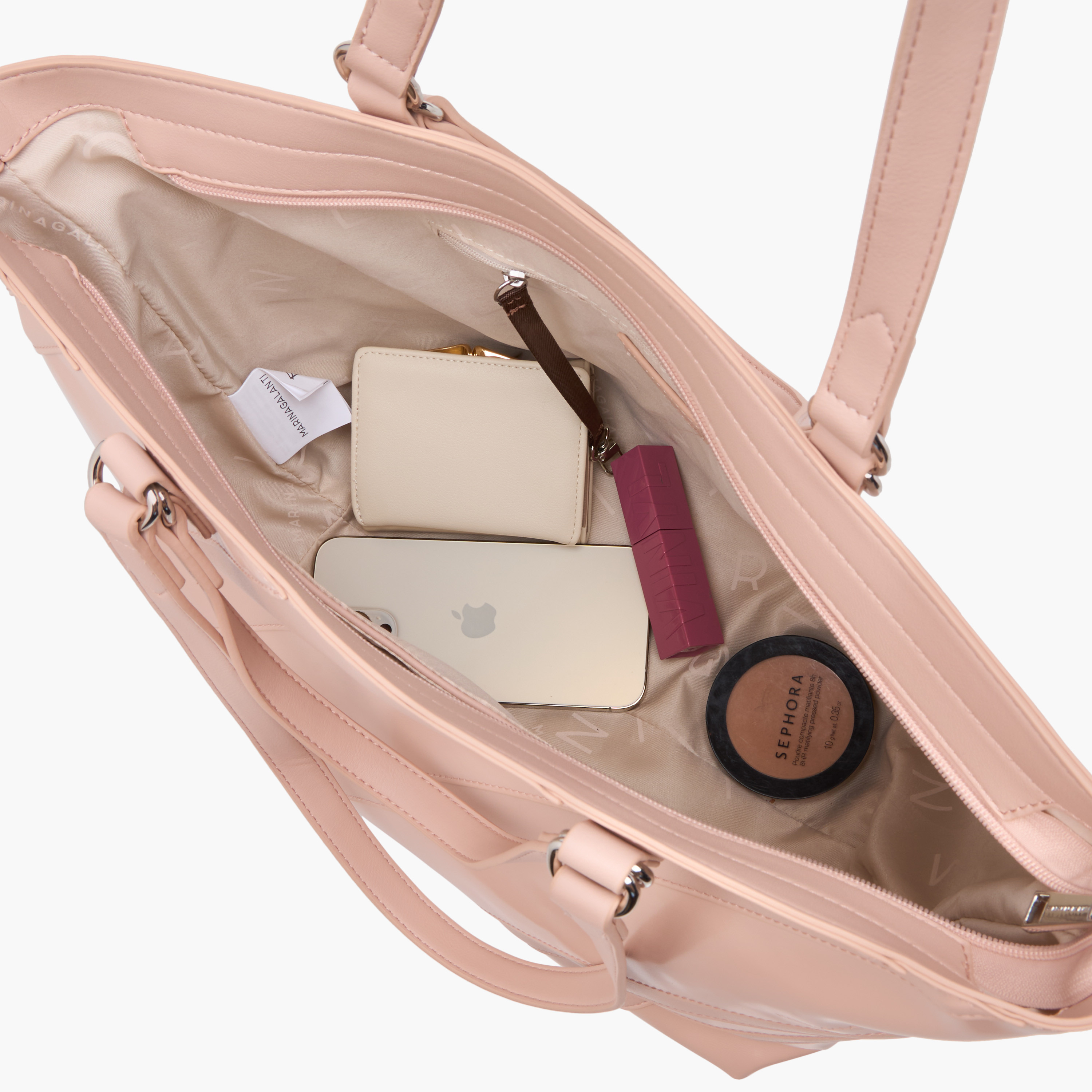 شنطة توتي بارزة الملمس بسحاب إغلاق ومقابض مزدوجة من مارينا جالانتي-women-bagsandwallets-handbags-image-16