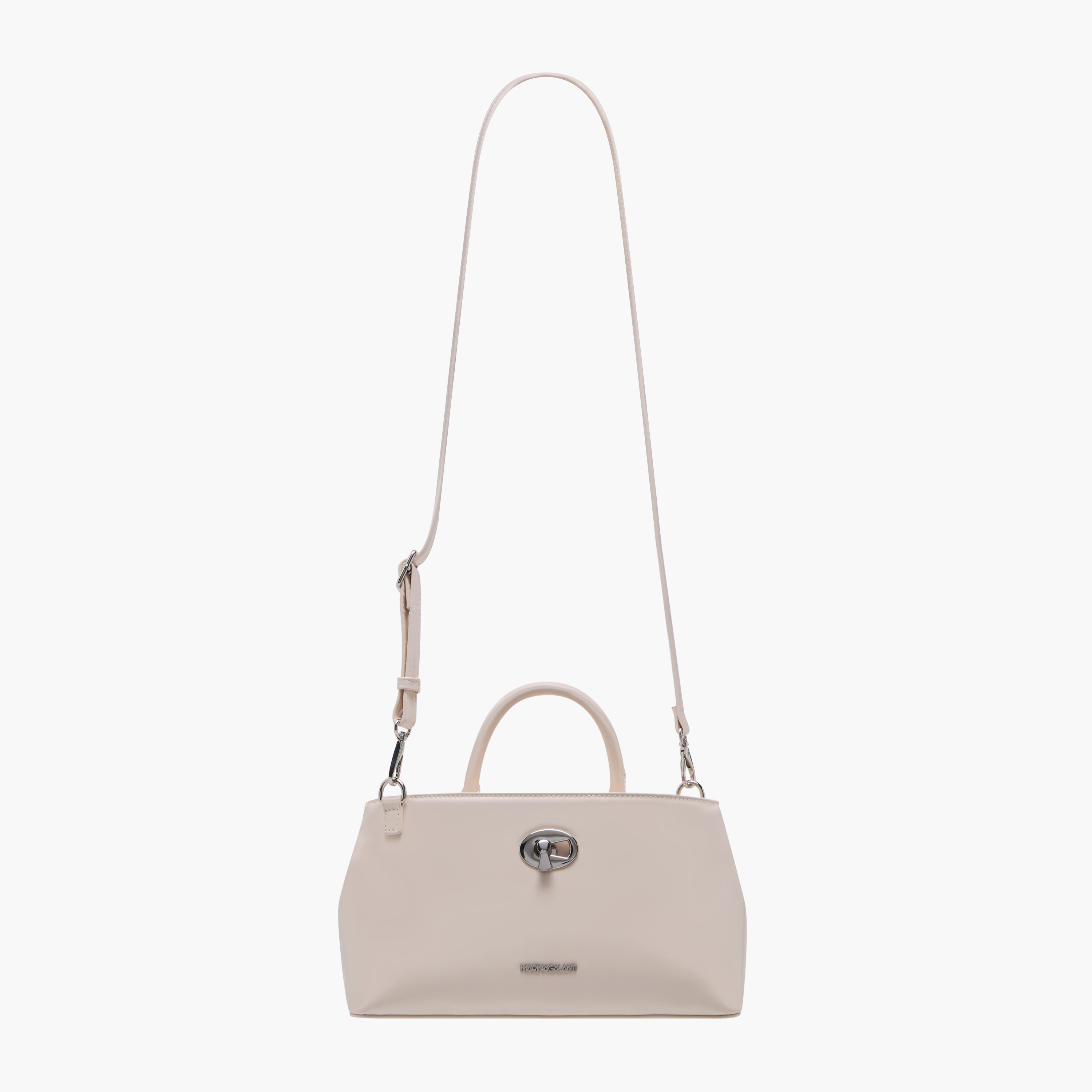 Marina Galanti Solid Shoulder Bag with Grab Handle and Twist Lock Closure-women-bagsandwallets-handbags-image-3