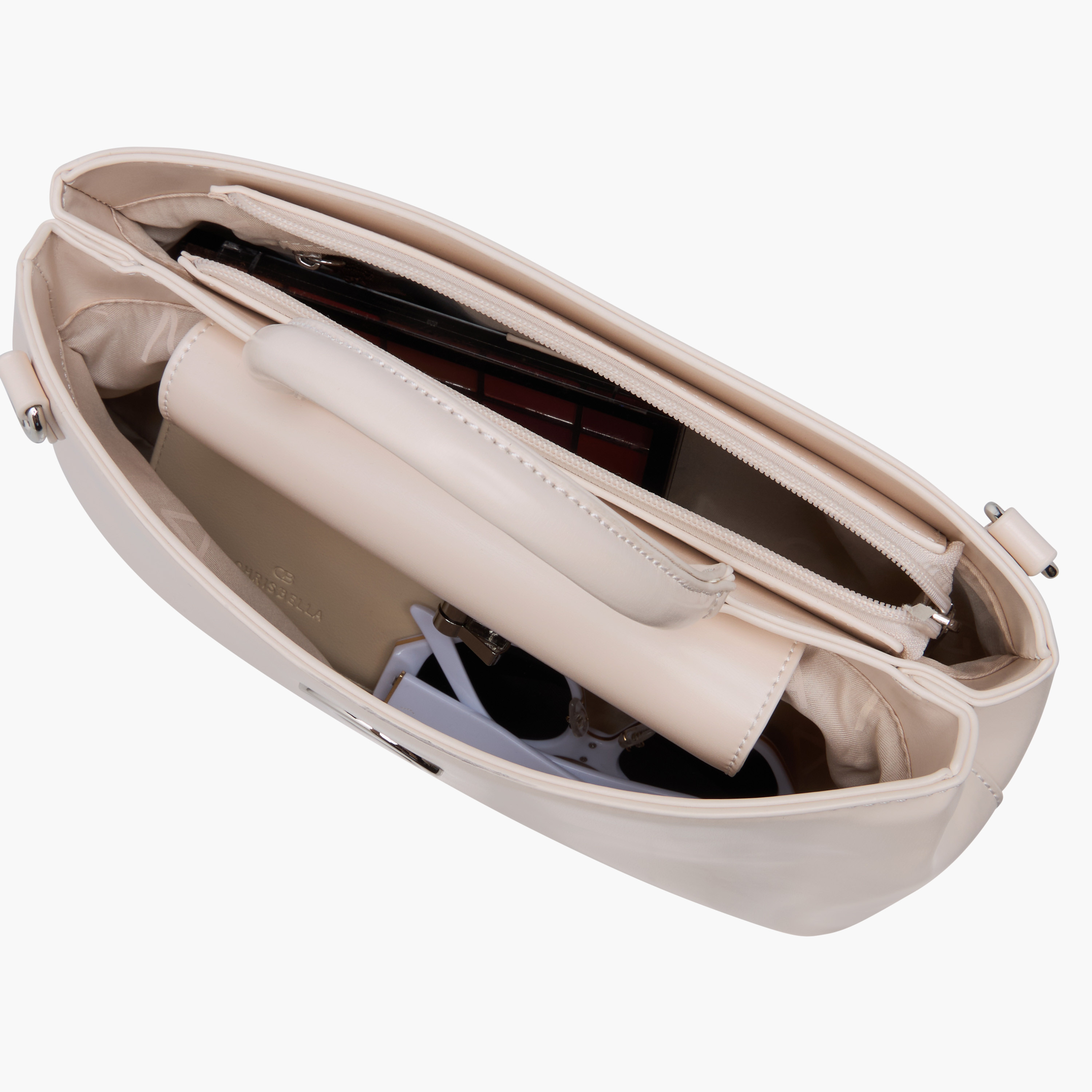 شنطة كتف سادة بمقبض وقفل إغلاق من مارينا جالانتي-women-bagsandwallets-handbags-image-8